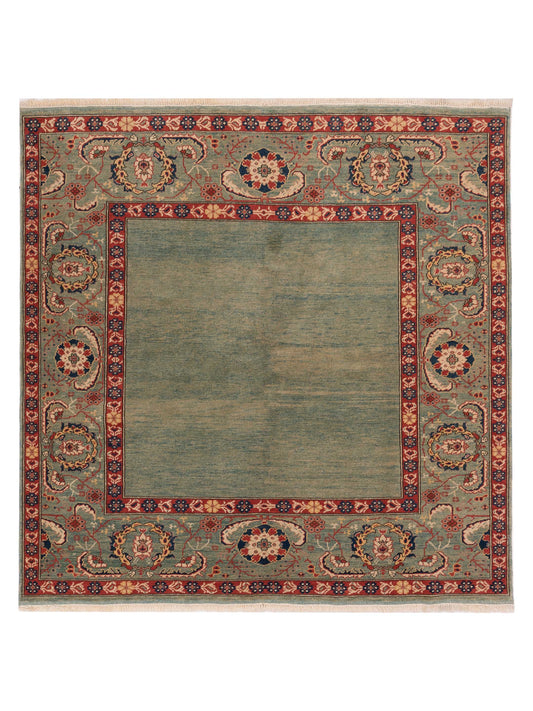 Pasha Antique Loom  Green  Transitional