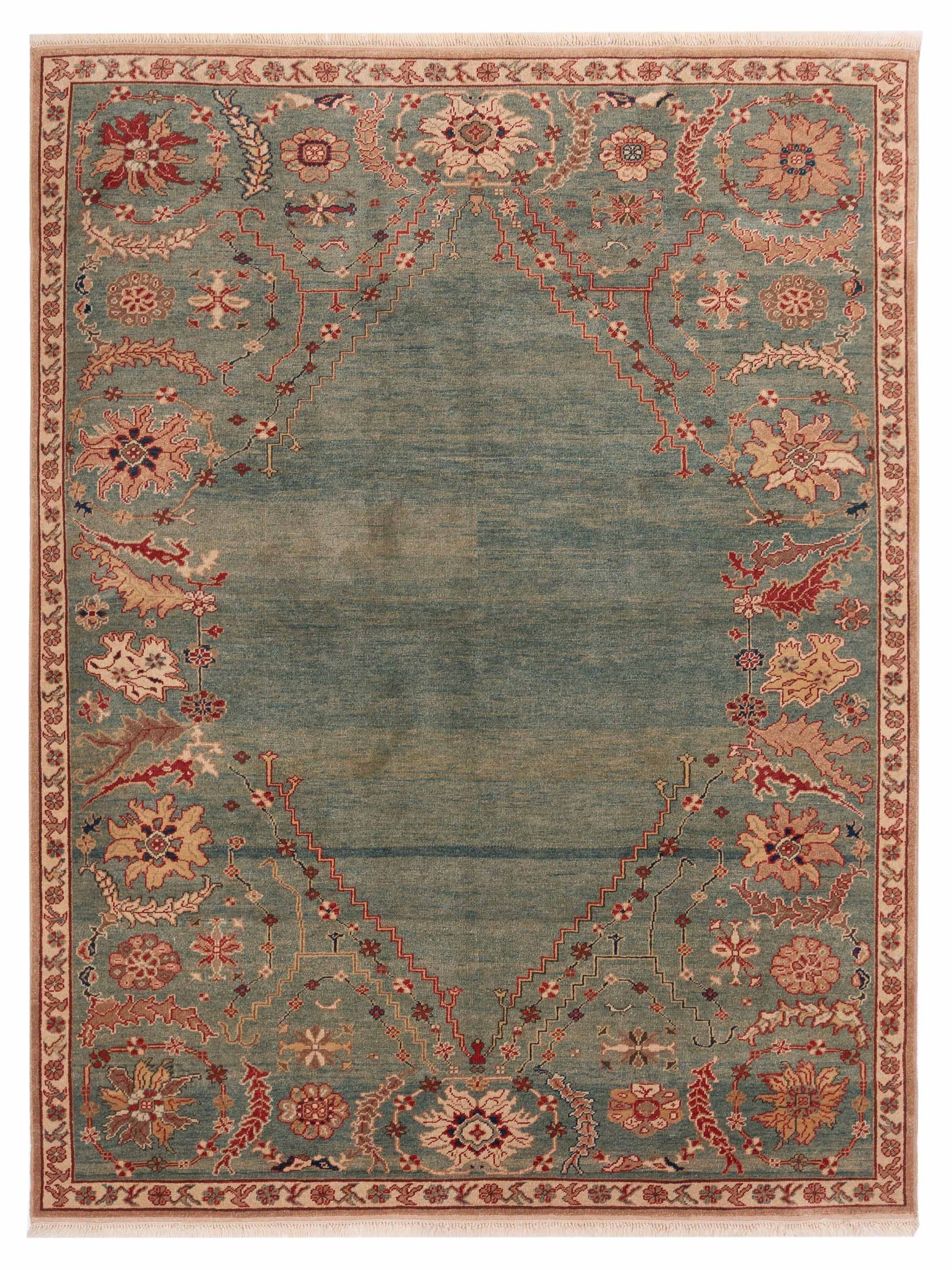 Pasha Antique Loom  Green  Transitional