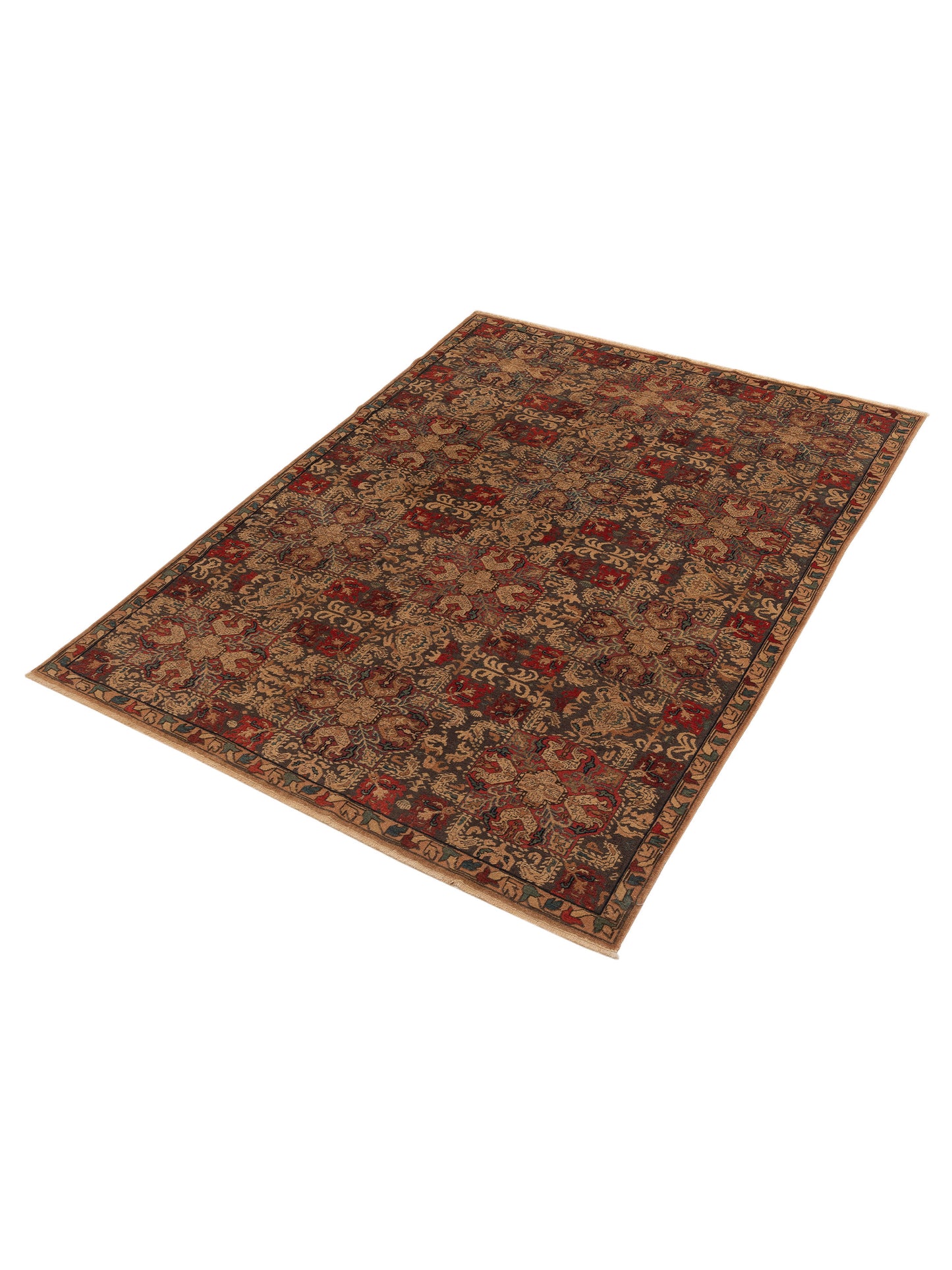 Antiqua Loom Multi 6.9x8.9 Hand Knotted Rug