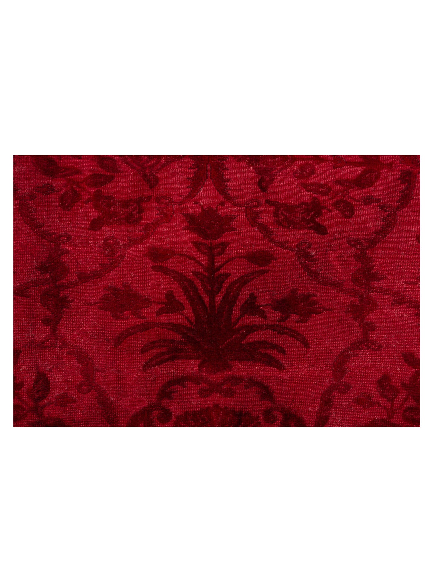 Vintage Red 6.3x9.5 Hand Knotted Rug