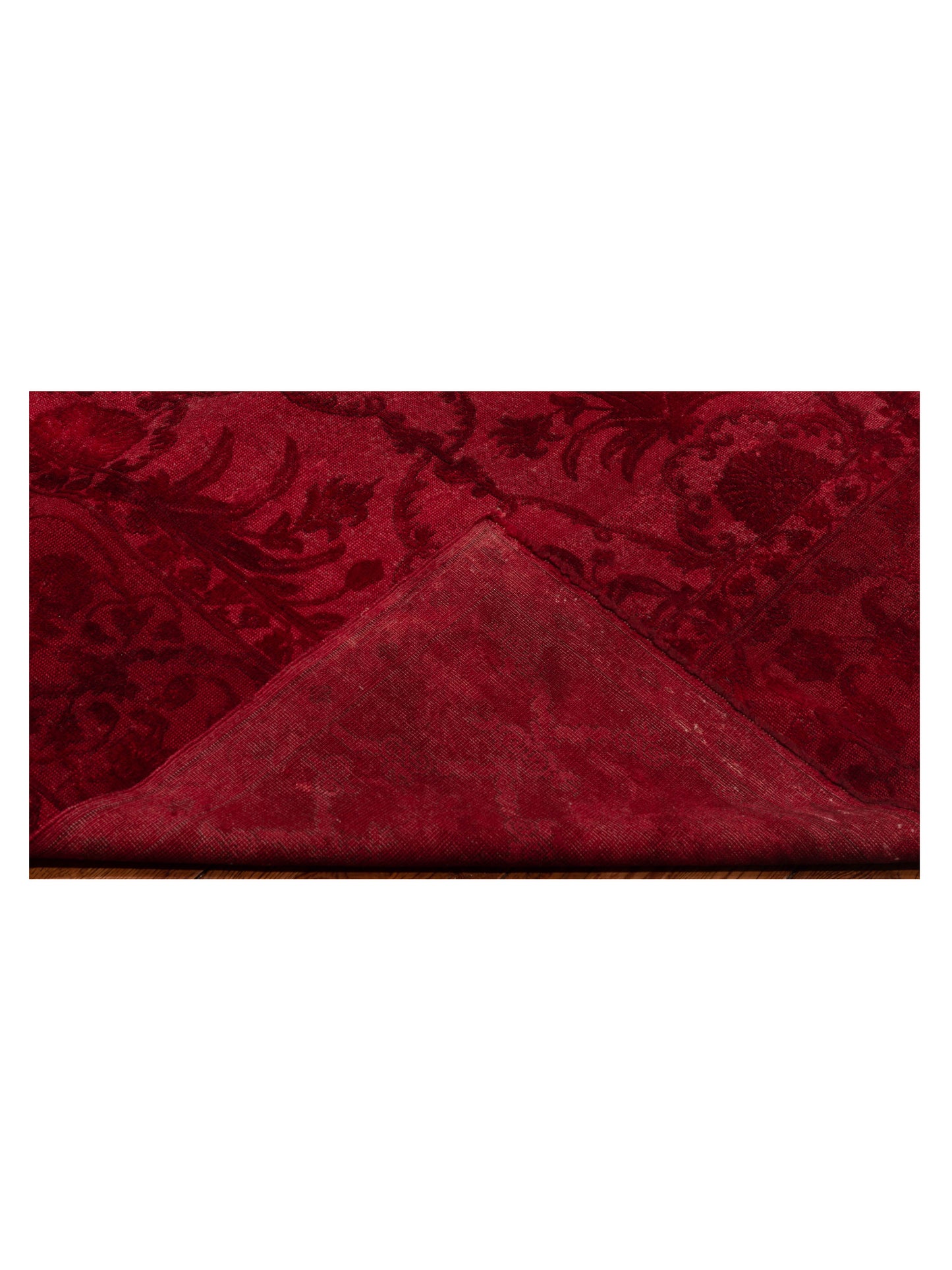 Vintage Red 6.3x9.5 Hand Knotted Rug