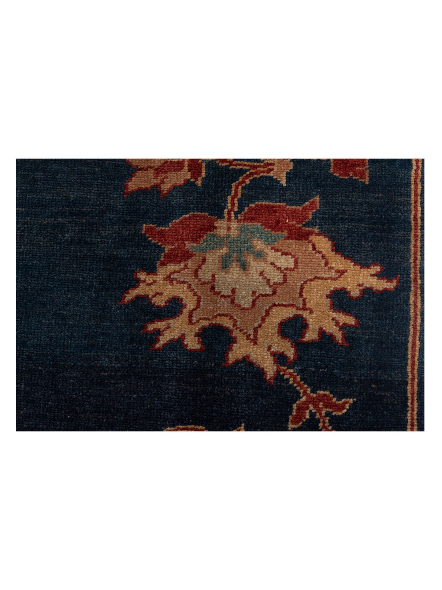 Antiqua Loom Blue 6.6x6.10 Hand Knotted Rug