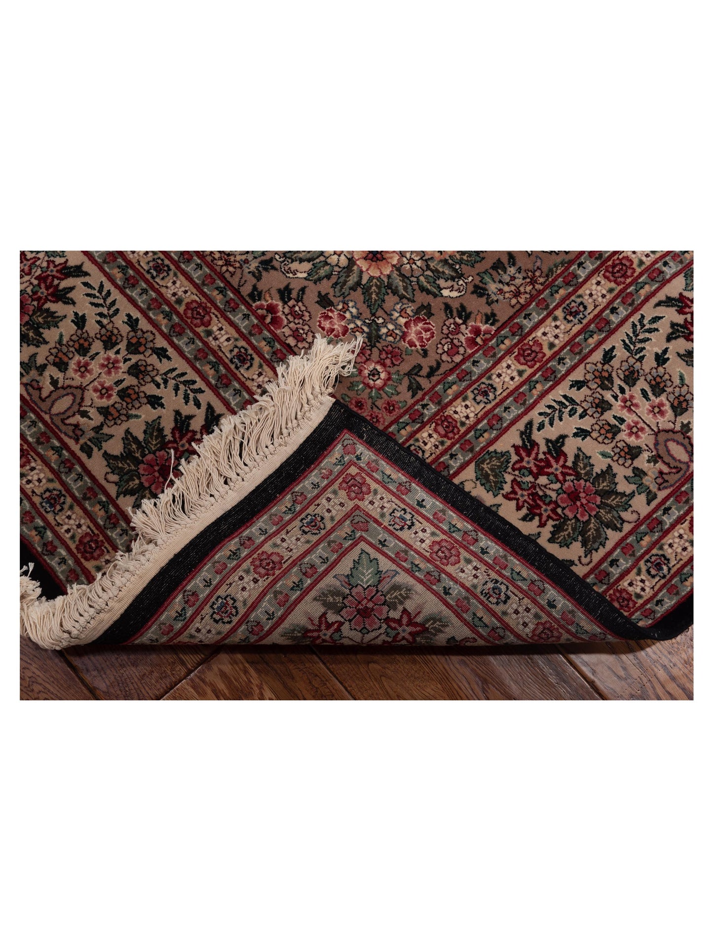 Artalya Green Beige 7.11x9.7 Hand Knotted Rug