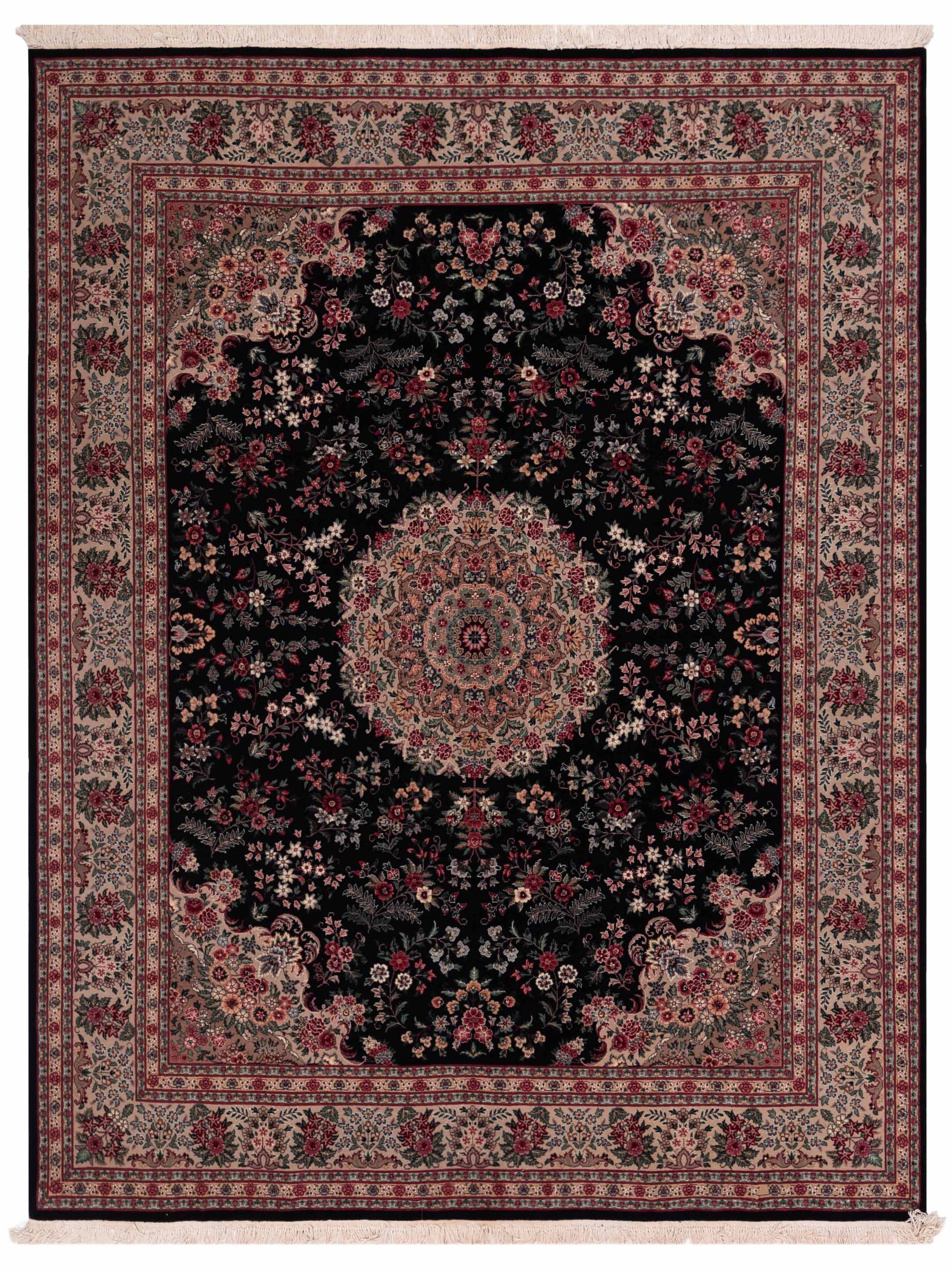 Pasha Magnolia  Green Beige Traditional