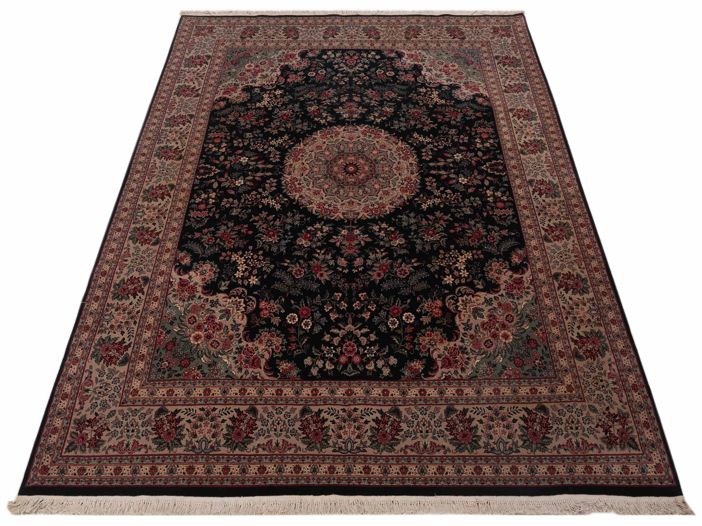 Artalya Green Beige 7.10x10.1 Hand Knotted Rug