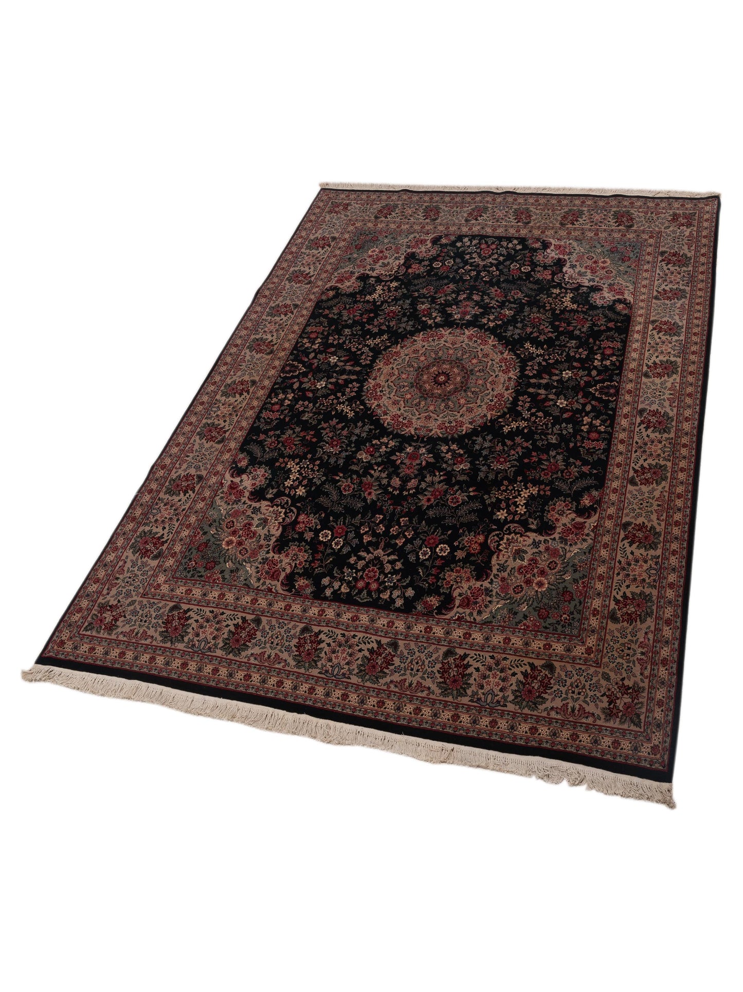 Artalya Green Beige 7.10x10.1 Hand Knotted Rug