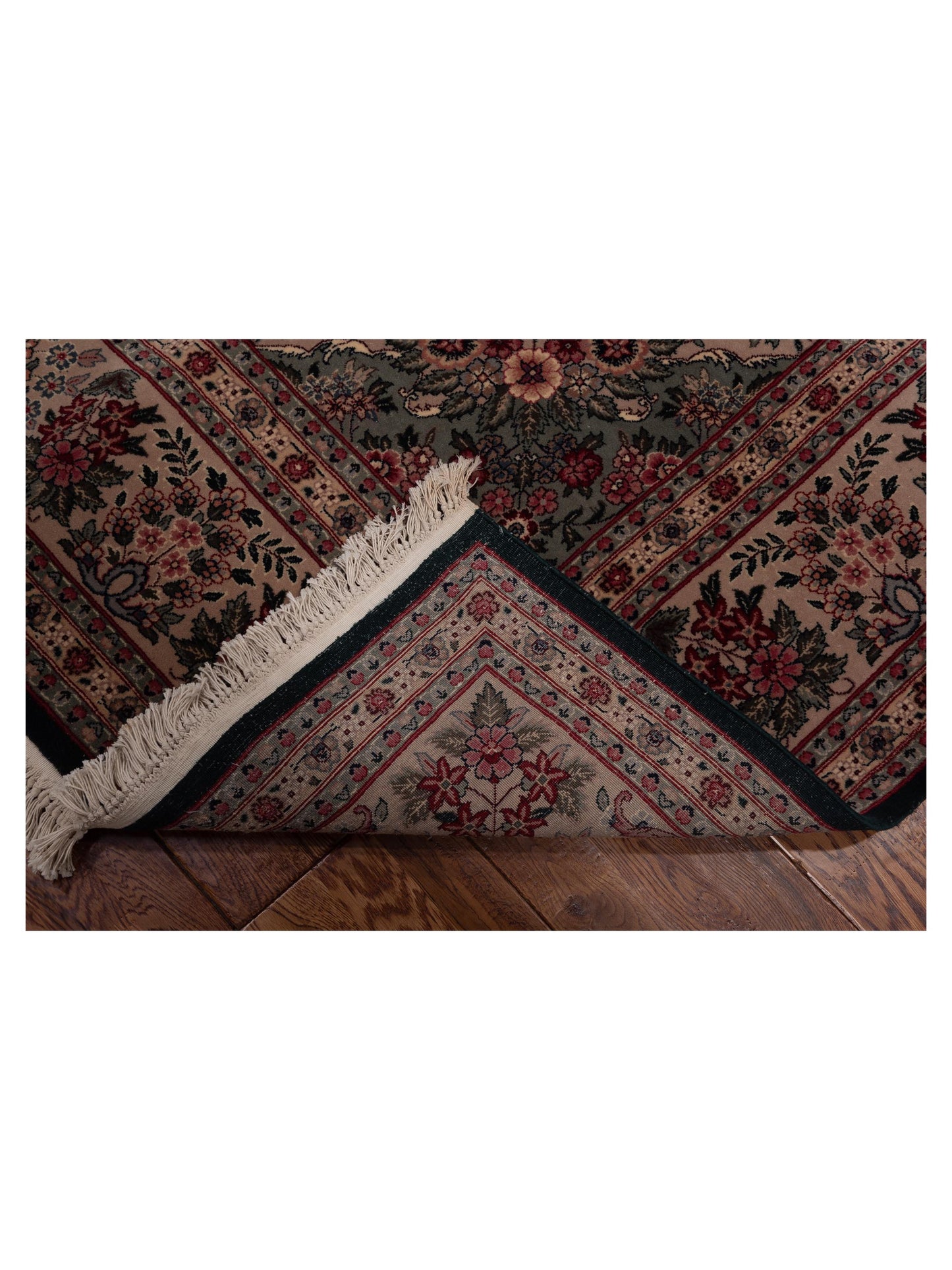 Artalya Green Beige 7.10x10.1 Hand Knotted Rug