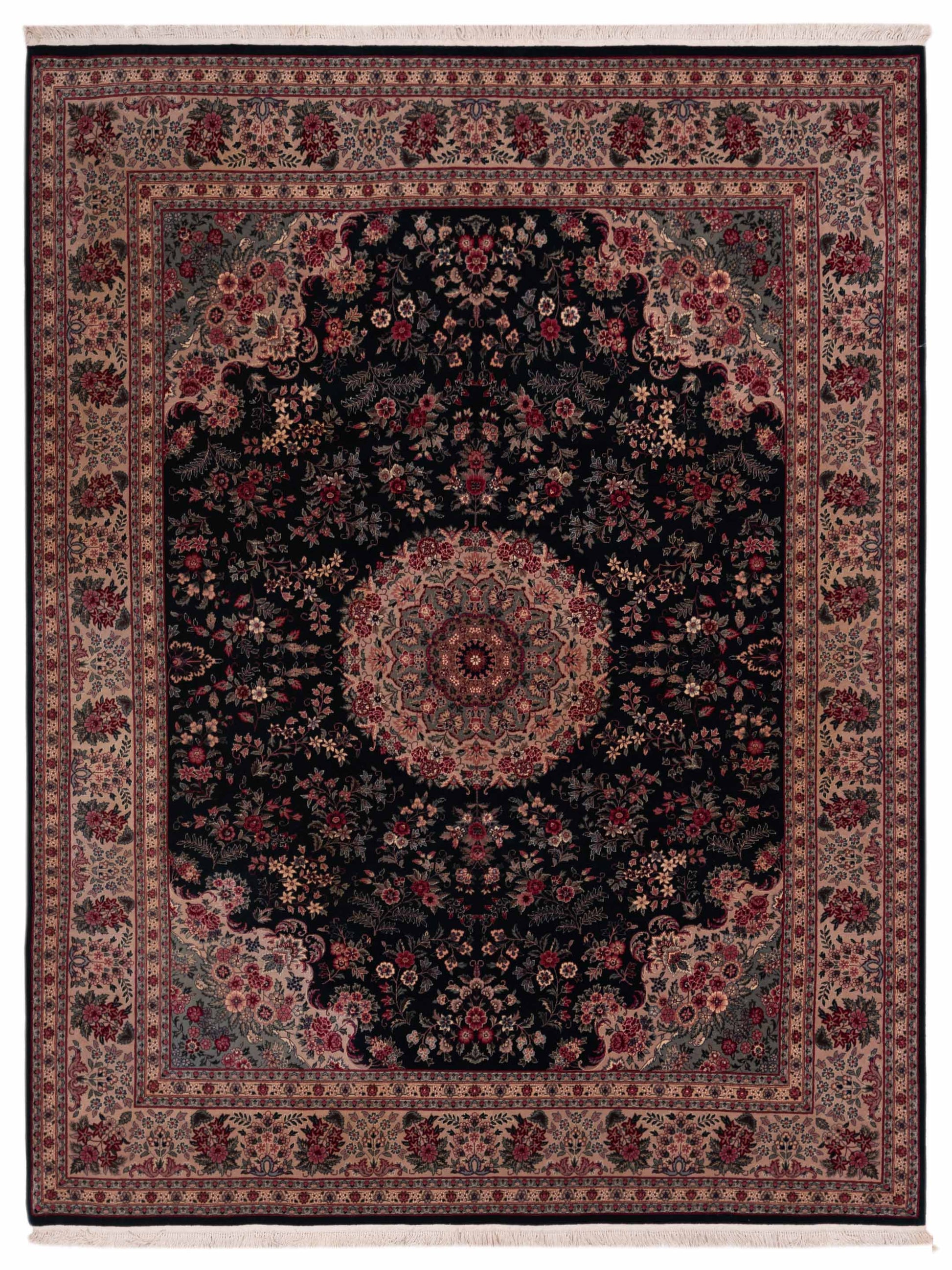 Pasha Magnolia  Green Beige Traditional