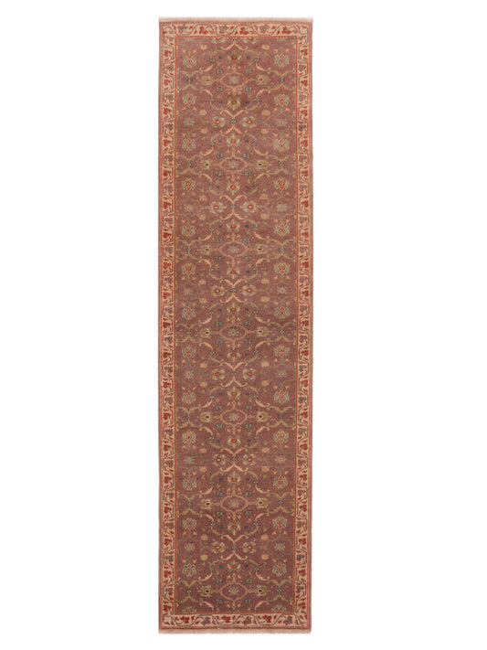 Pasha Antique Loom  Purple Ivory Traditional