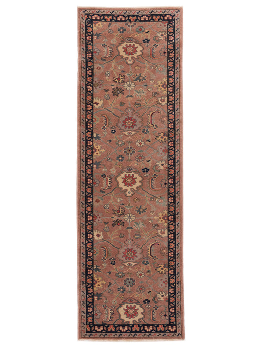 Pasha Antique Loom  Pink Navy Traditional