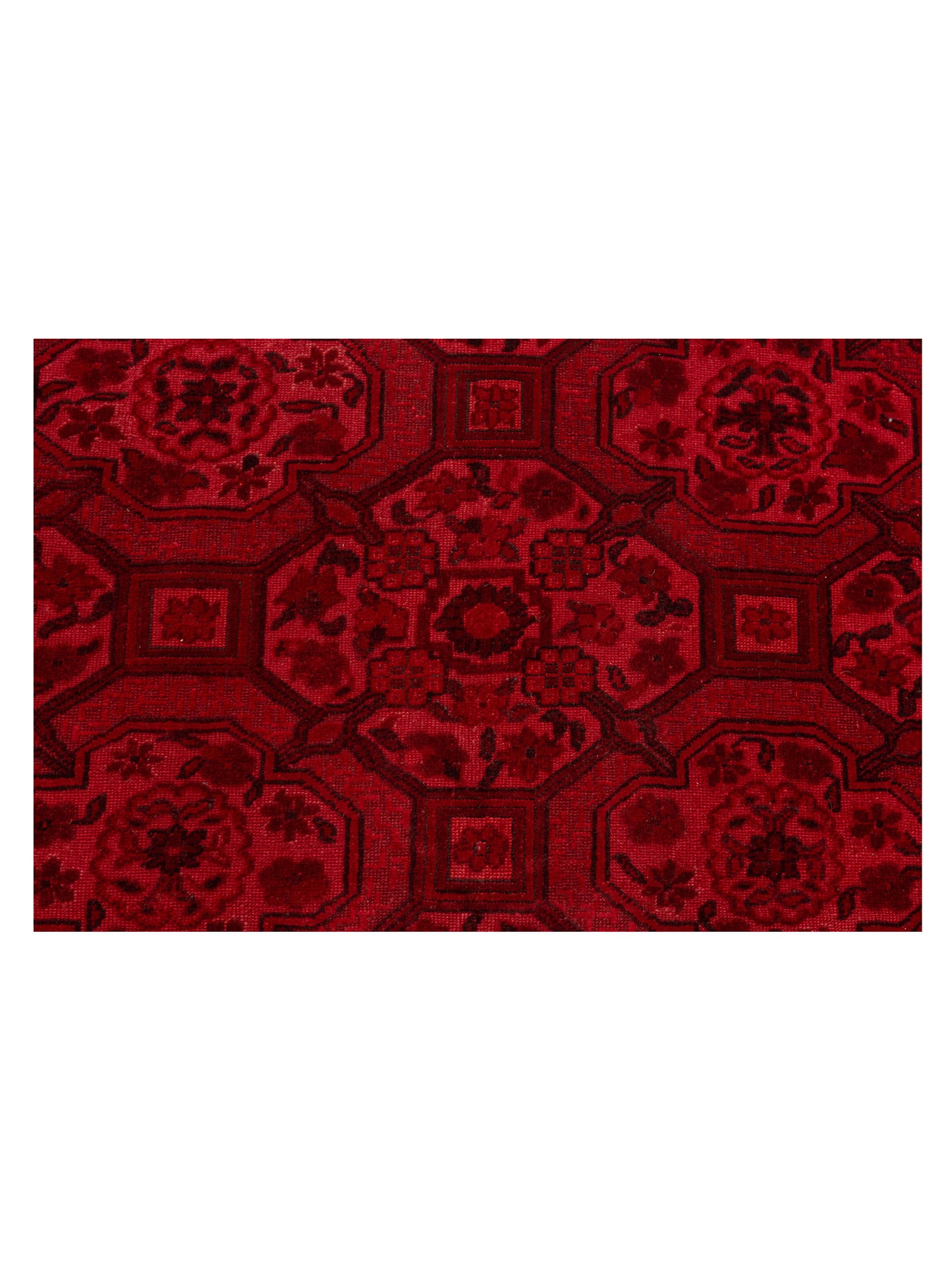 Vintage Red 5.8x8.3 Hand Knotted Rug