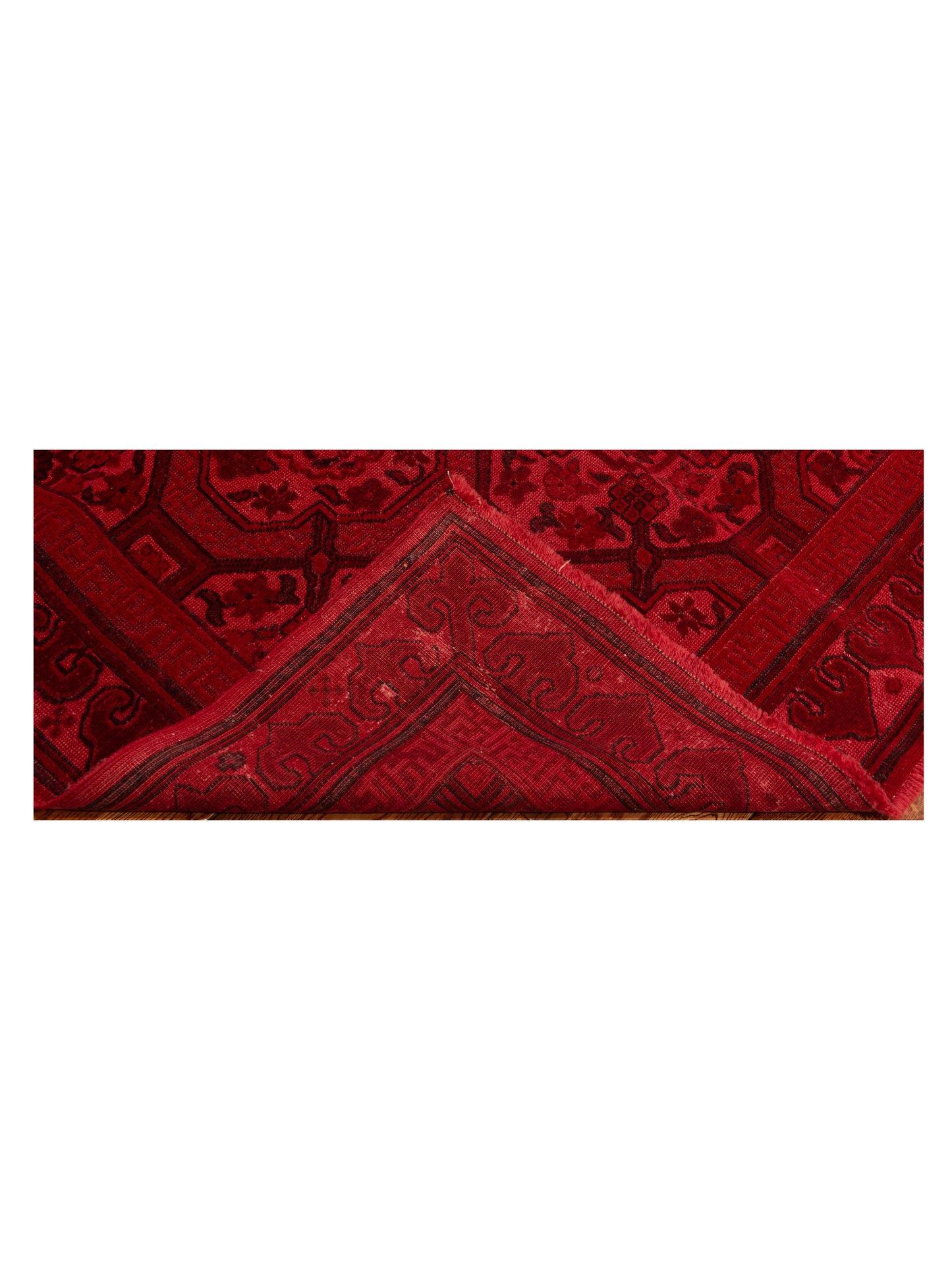 Vintage Red 5.8x8.3 Hand Knotted Rug
