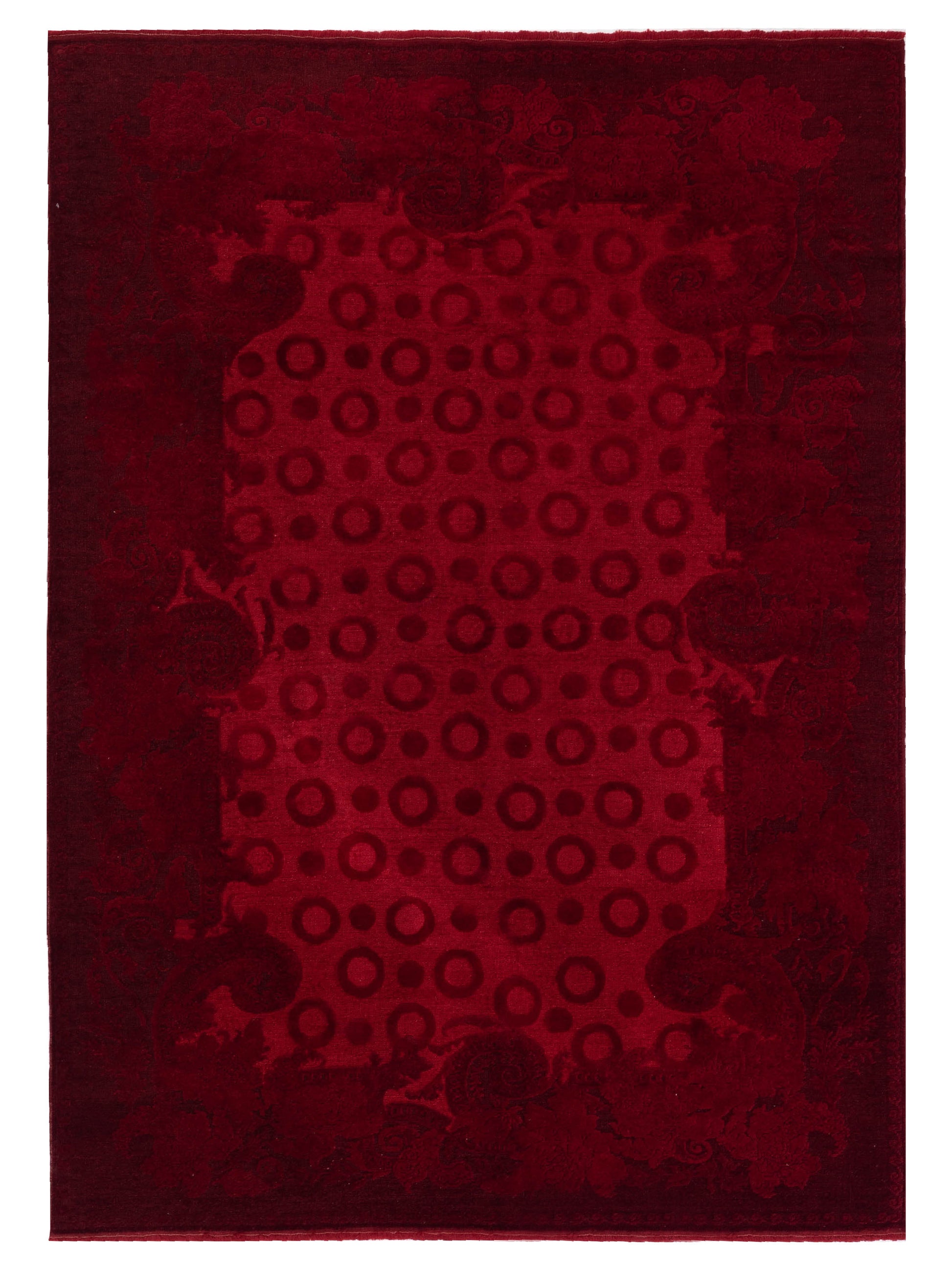 Pasha Vintage  Red  Contemporary