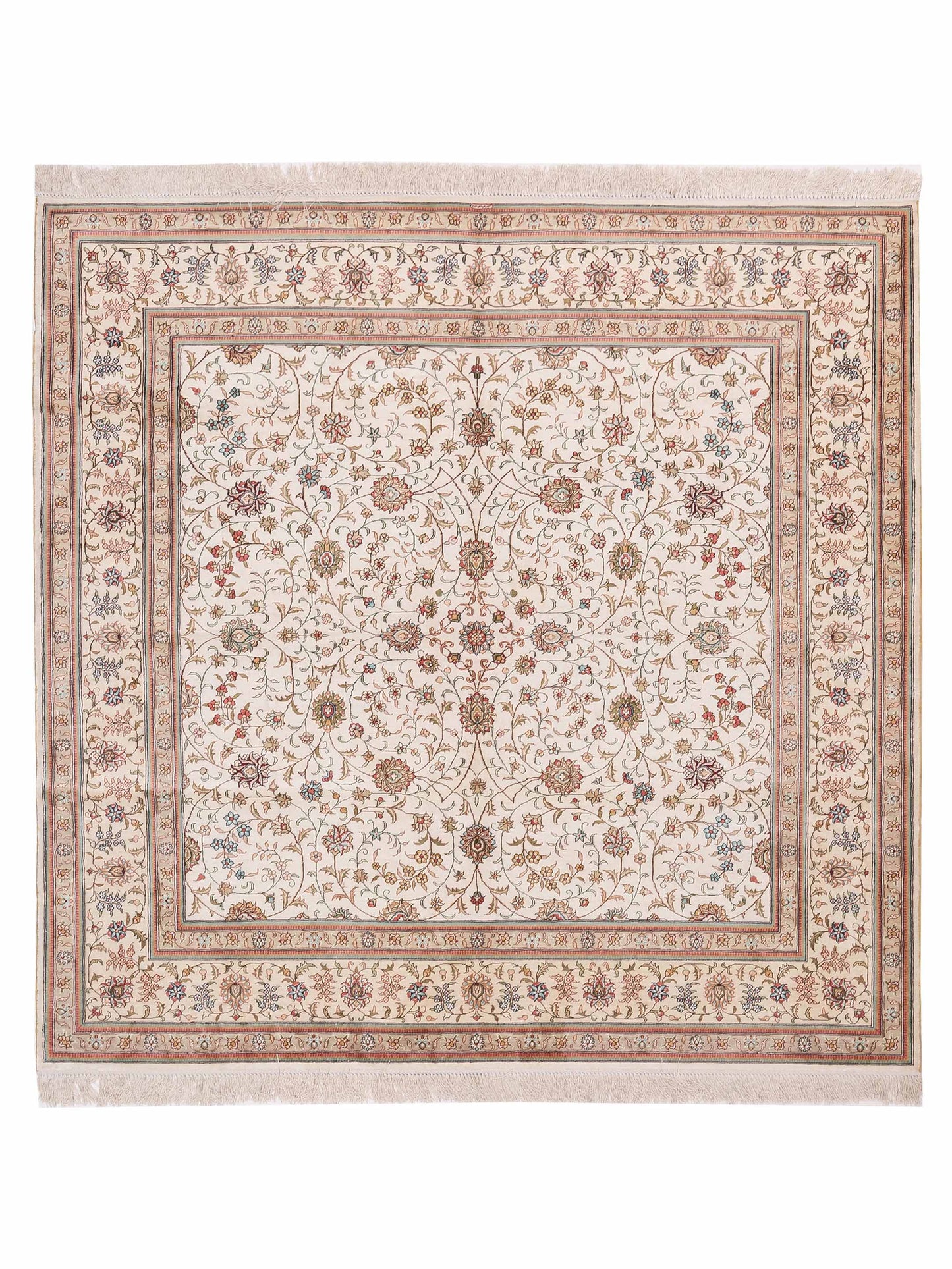 Pasha Pure Silk  Ivory Ivory Traditional