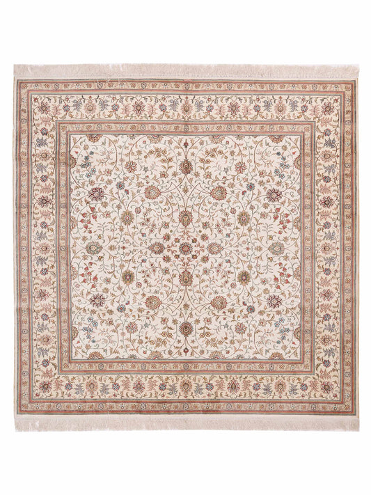 Pasha Pure Silk  Ivory Ivory Traditional