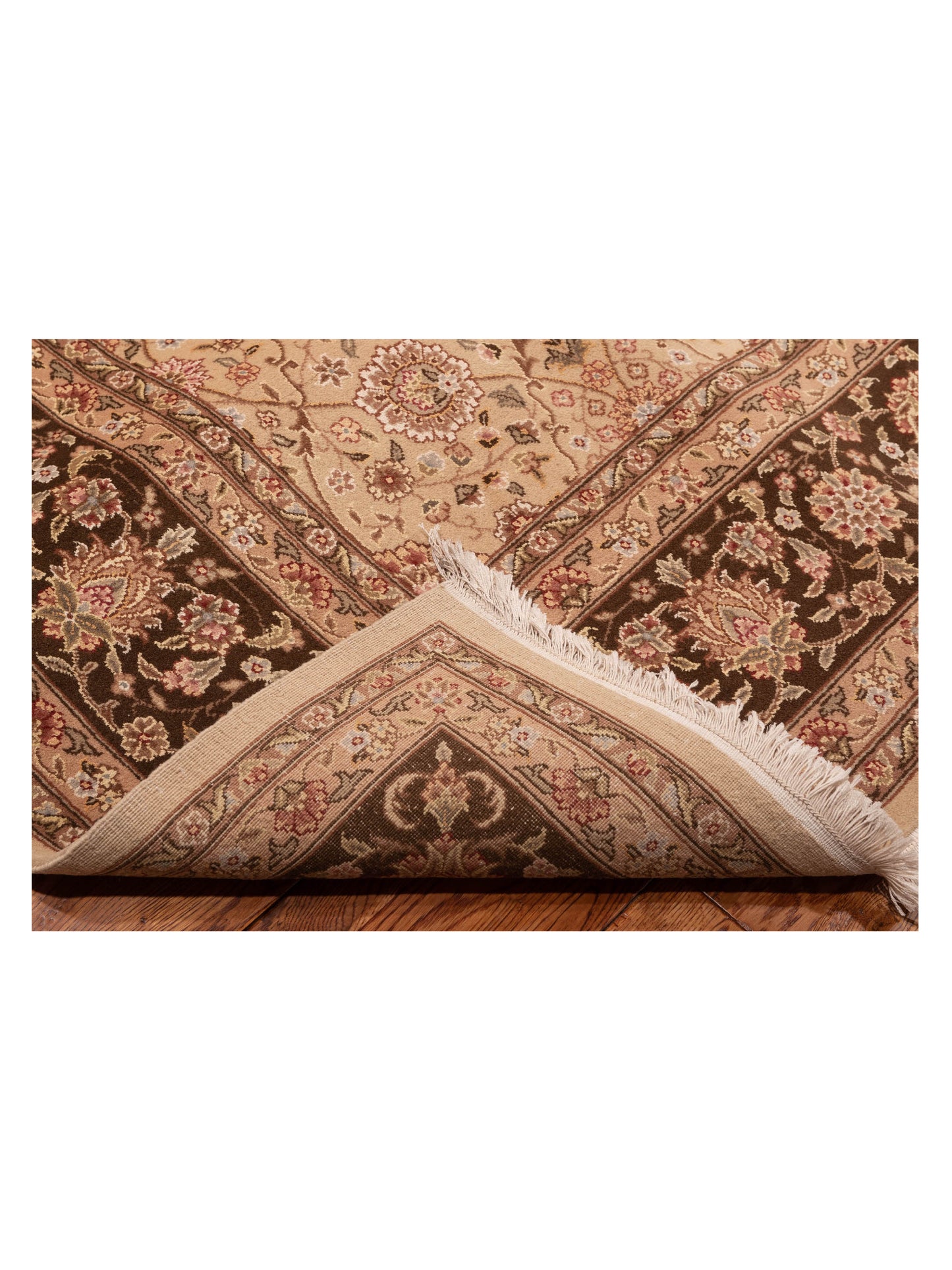 Artalya Beige Brown 9x11.10 Hand Knotted Rug