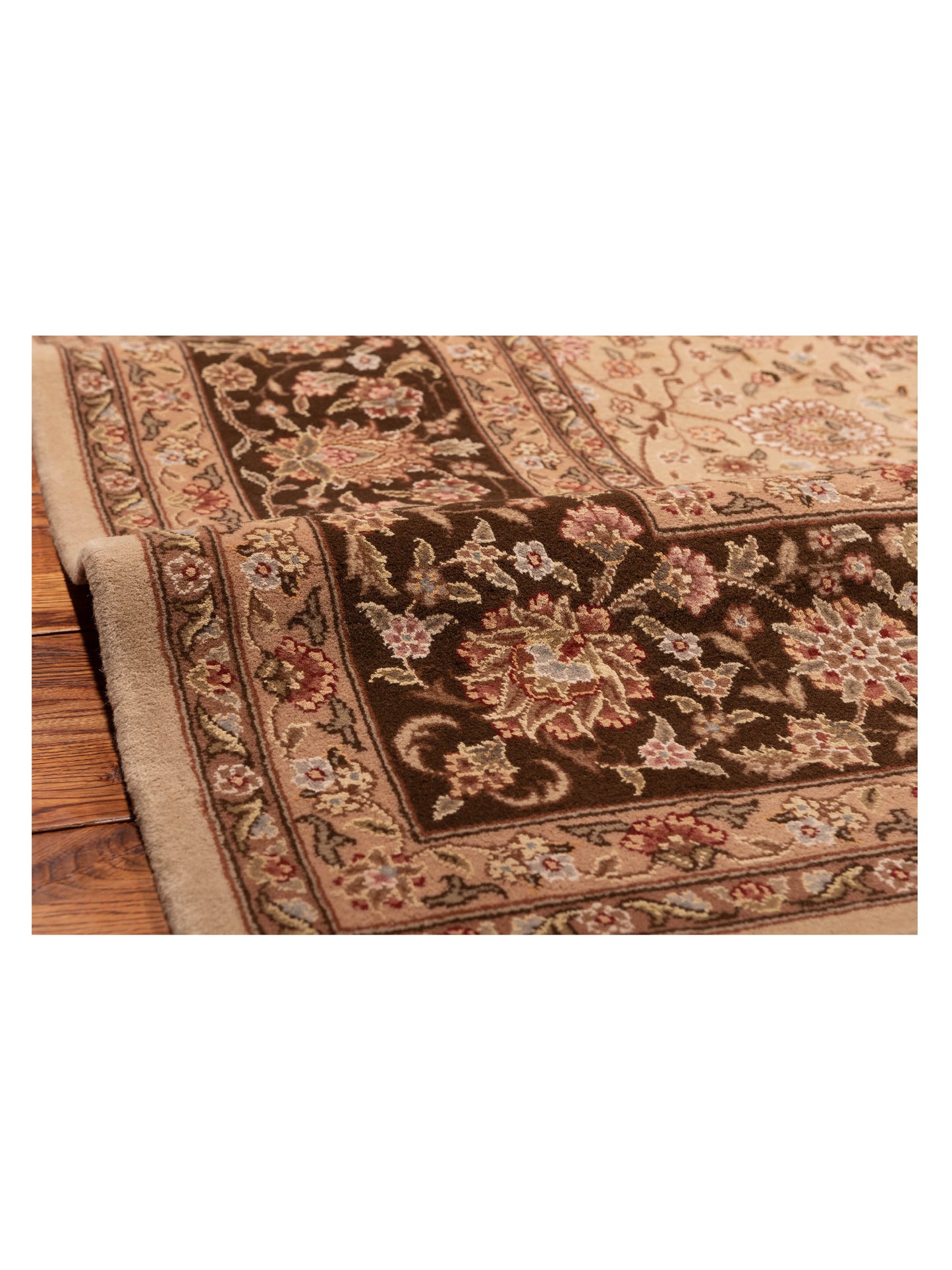 Artalya Beige Brown 9x11.10 Hand Knotted Rug