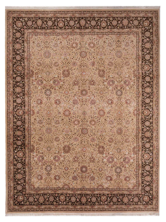 Pasha Magnolia  Beige Brown Traditional