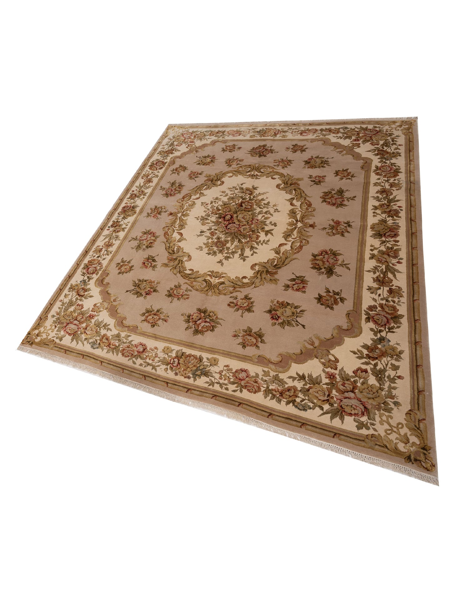Artalya Silk Cream Ivory 8.4x10.6 Hand Knotted Rug