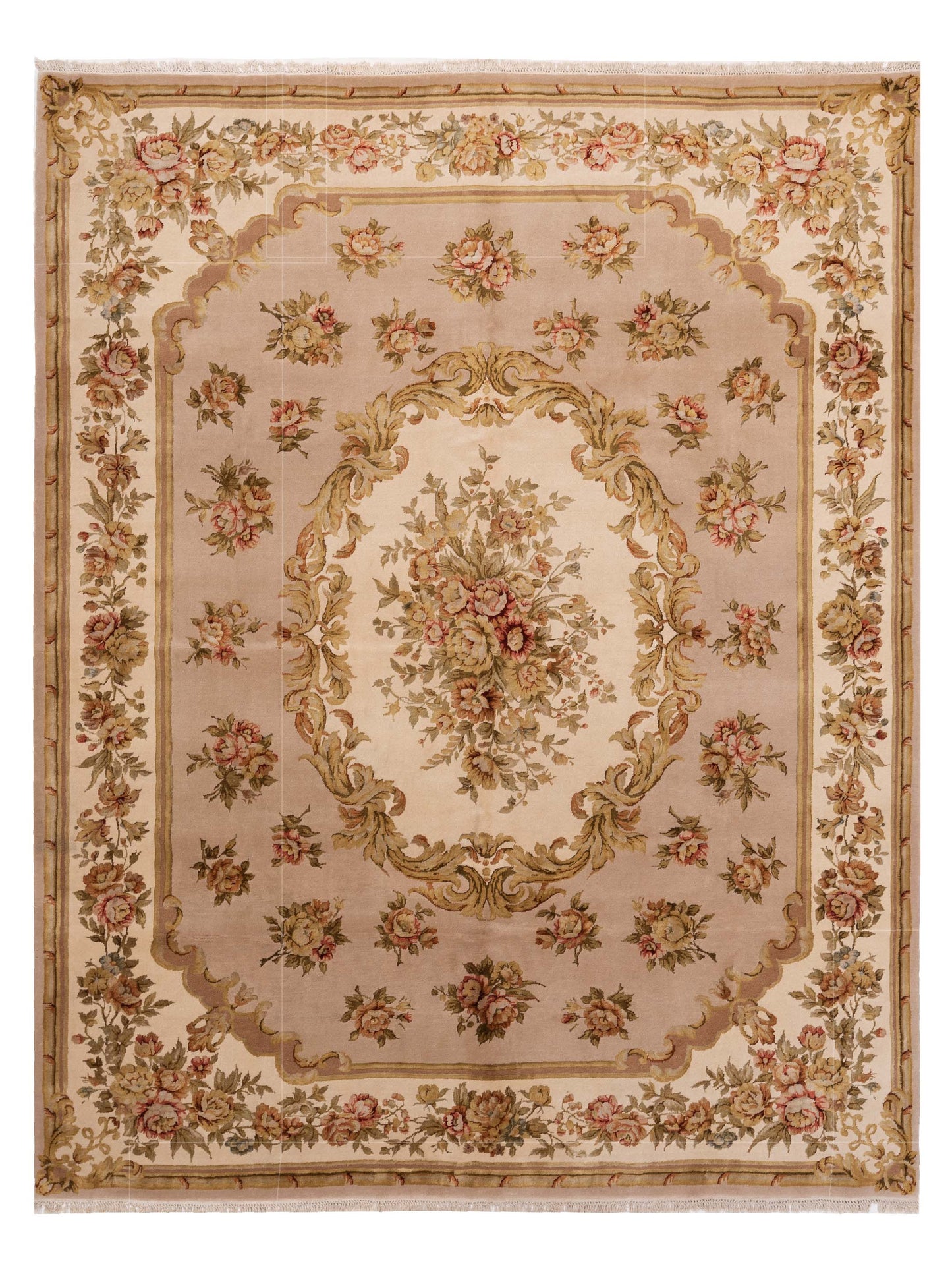 Pasha Magnolia Silk  Cream Ivory Traditional