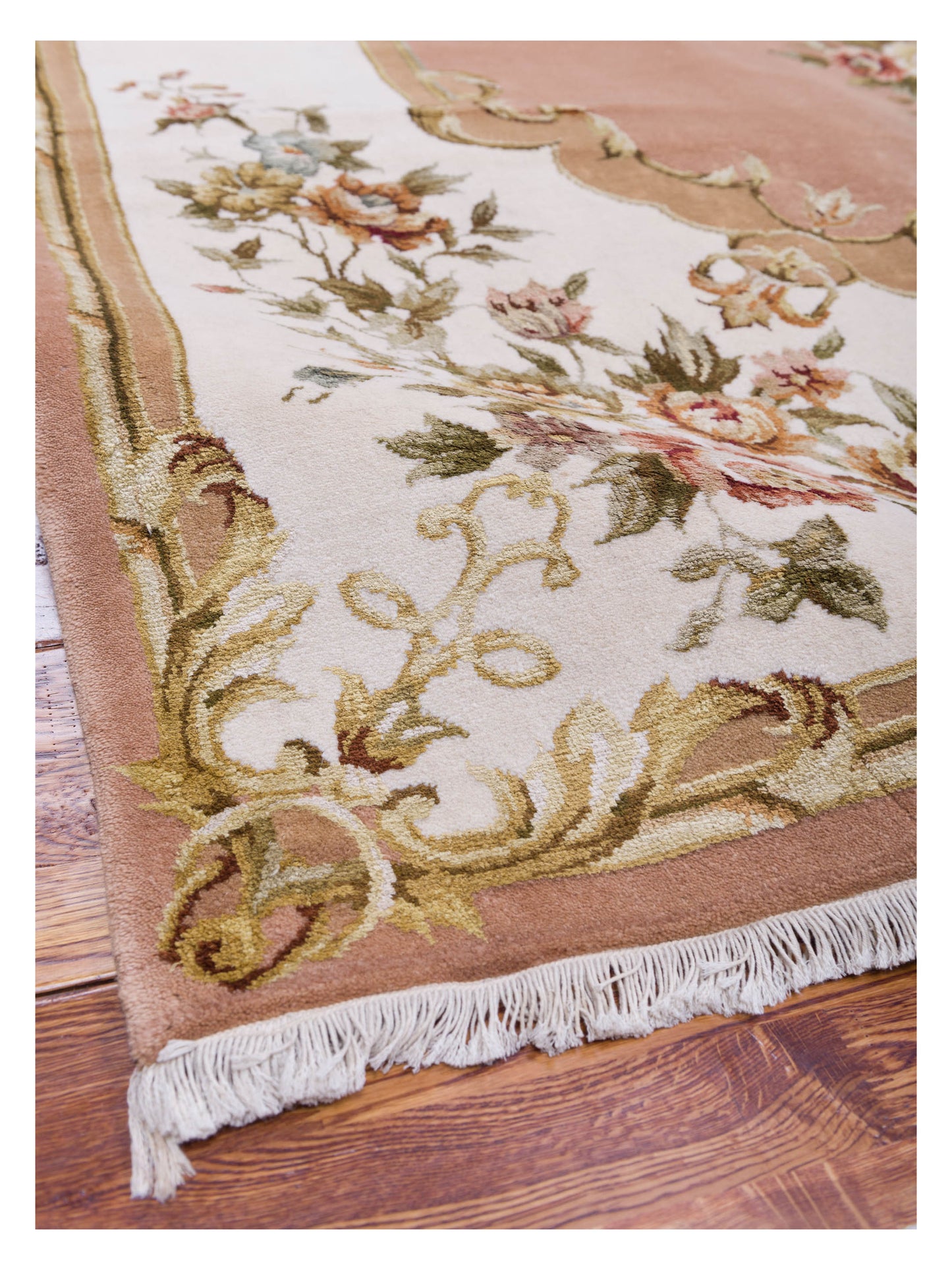 Artalya Brown Ivory 9x13.4 Hand Knotted Rug