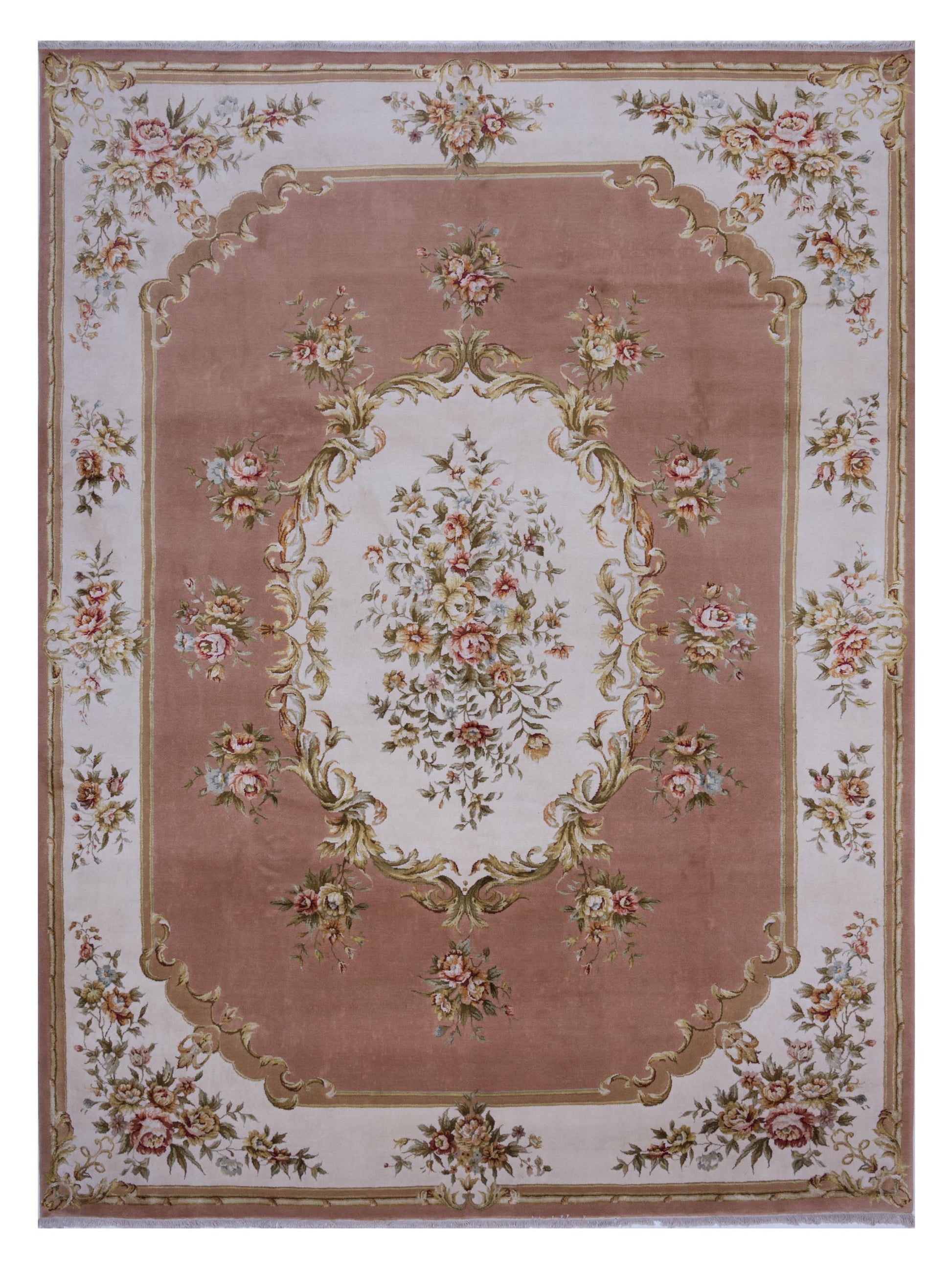 Pasha Magnolia  Brown Ivory Traditional