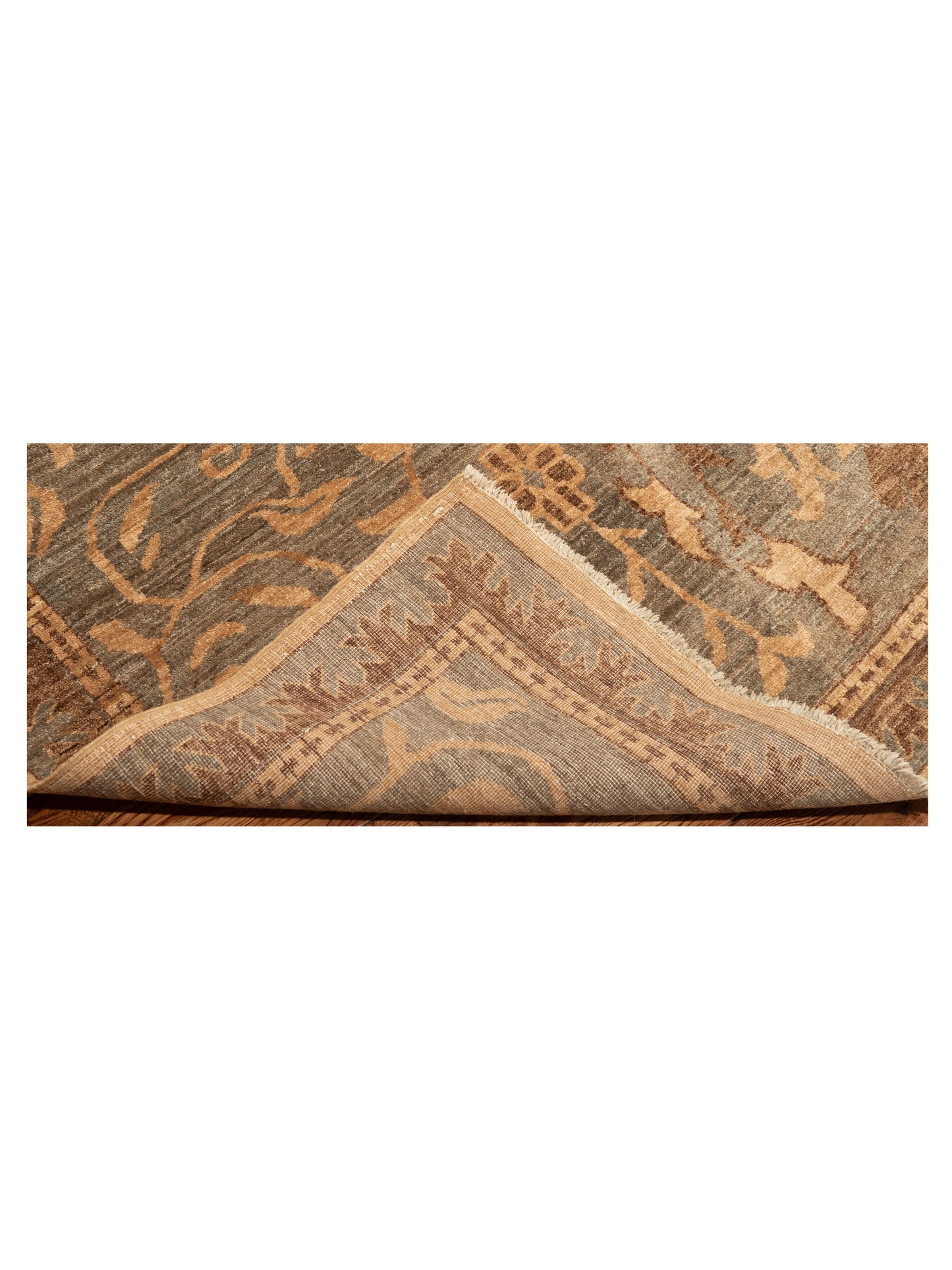 Elvaria Beige 16.7x16.7 Hand Knotted Rug