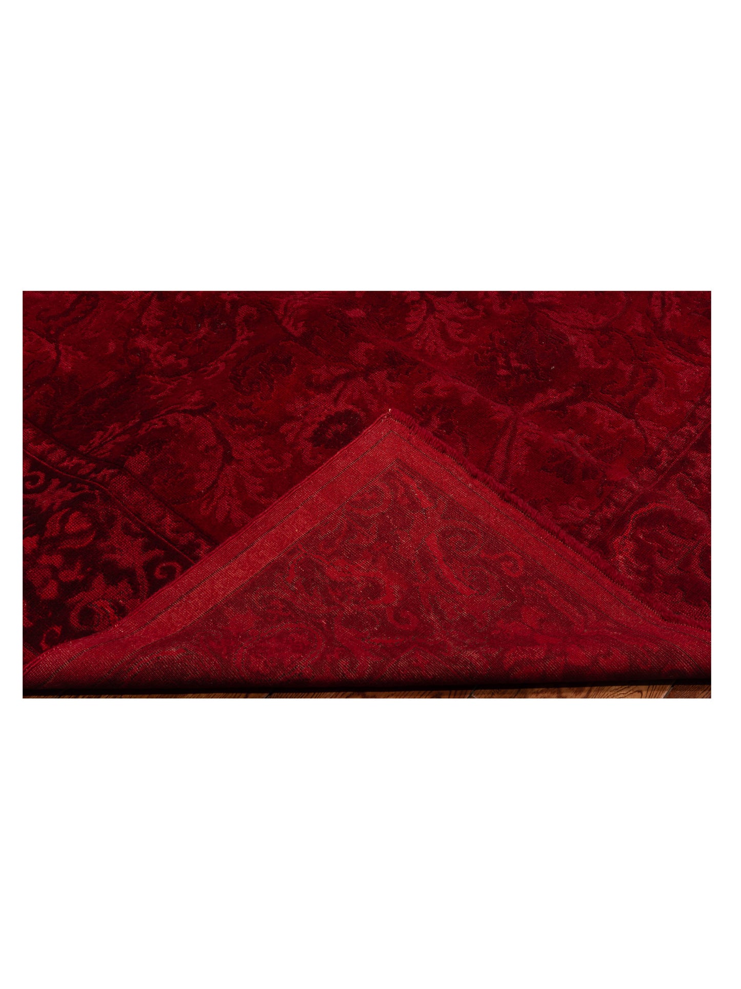 Vintage Red 6.9x9.2 Hand Knotted Rug