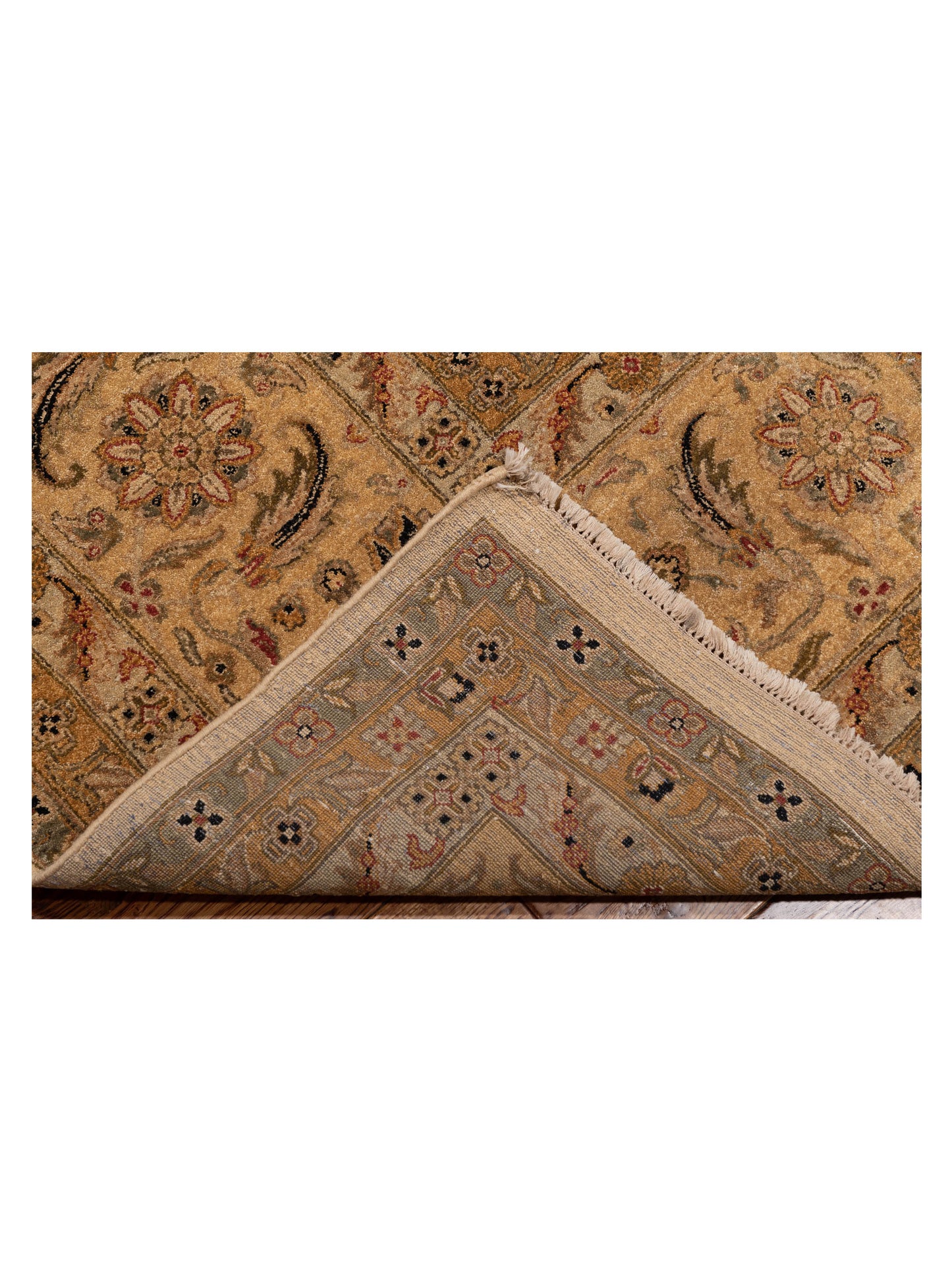 Jallira Multi 13.4x17.3 Hand Knotted Rug