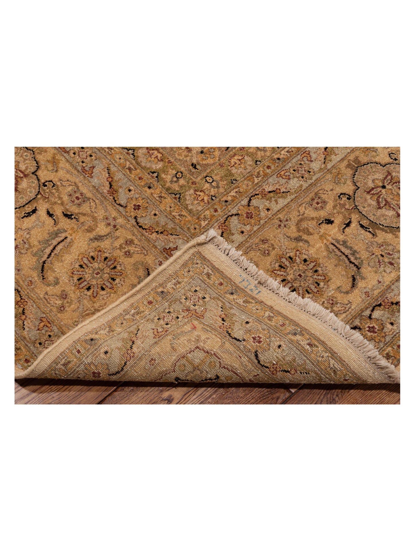 Jallira Ivory Gold 8.1x11.2 Hand Knotted Rug