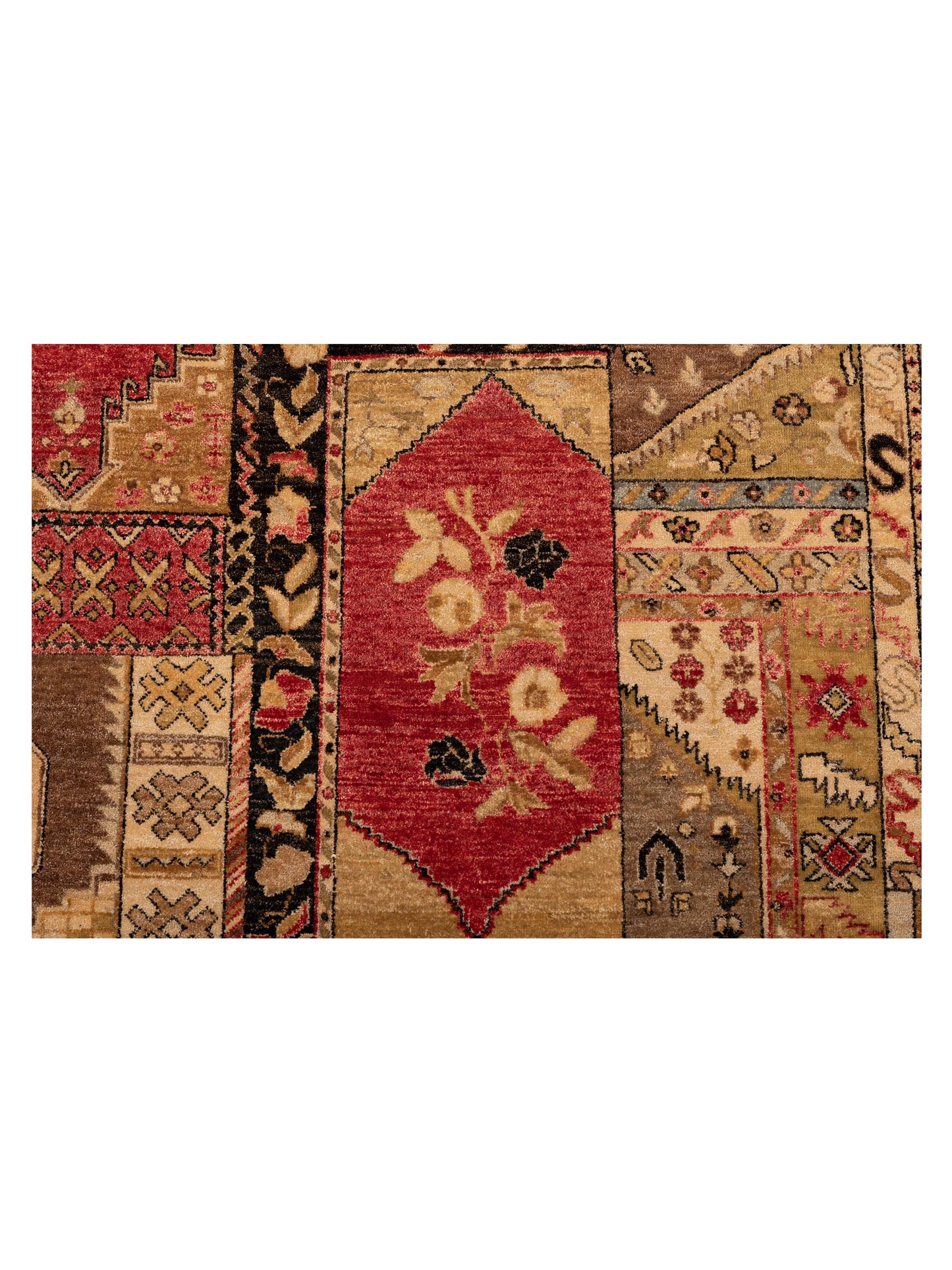 Zardun Multi Multi 8.10x11.10 Hand Knotted Rug