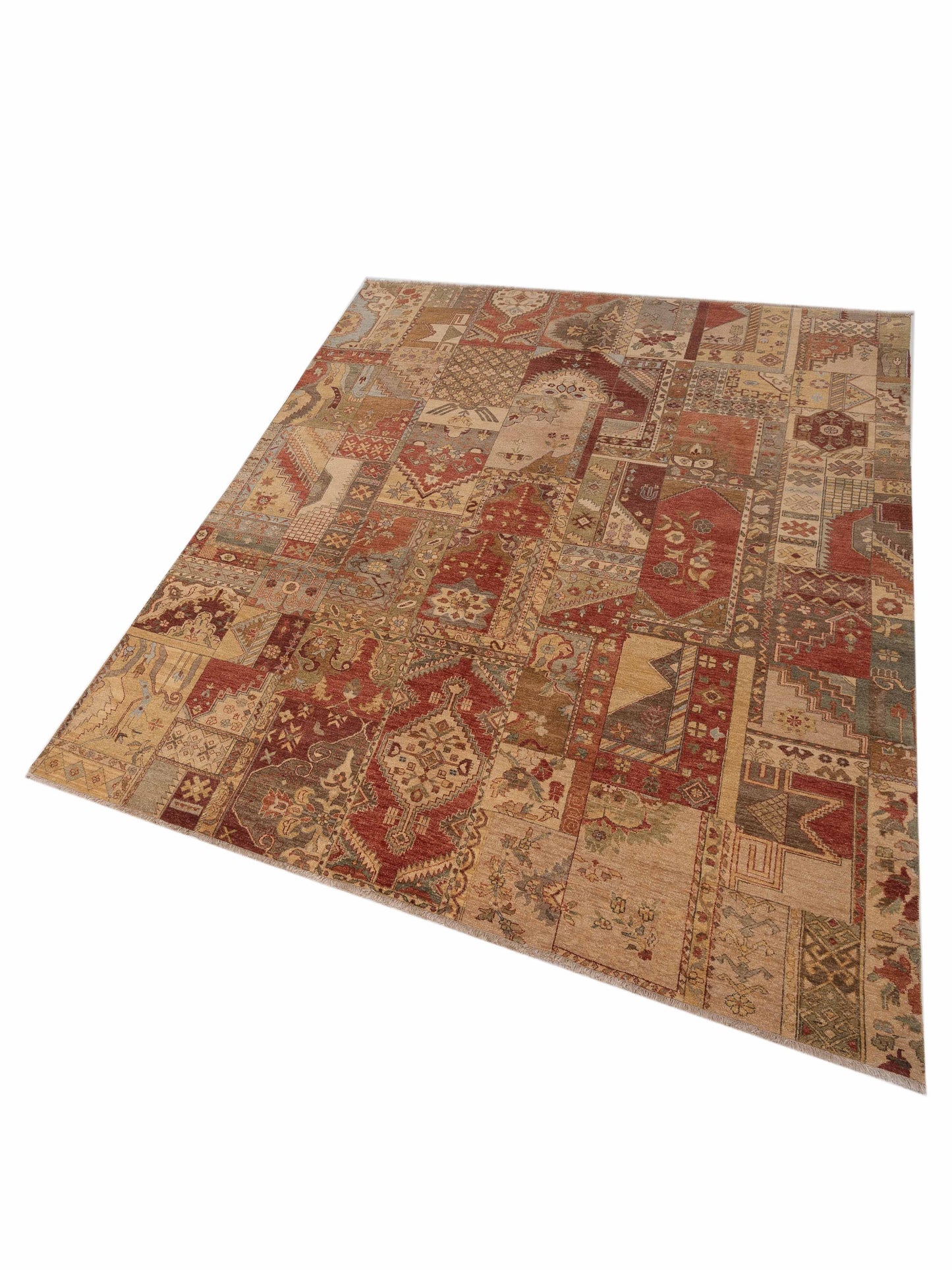 Zardun Multi 8x10 Hand Knotted Rug