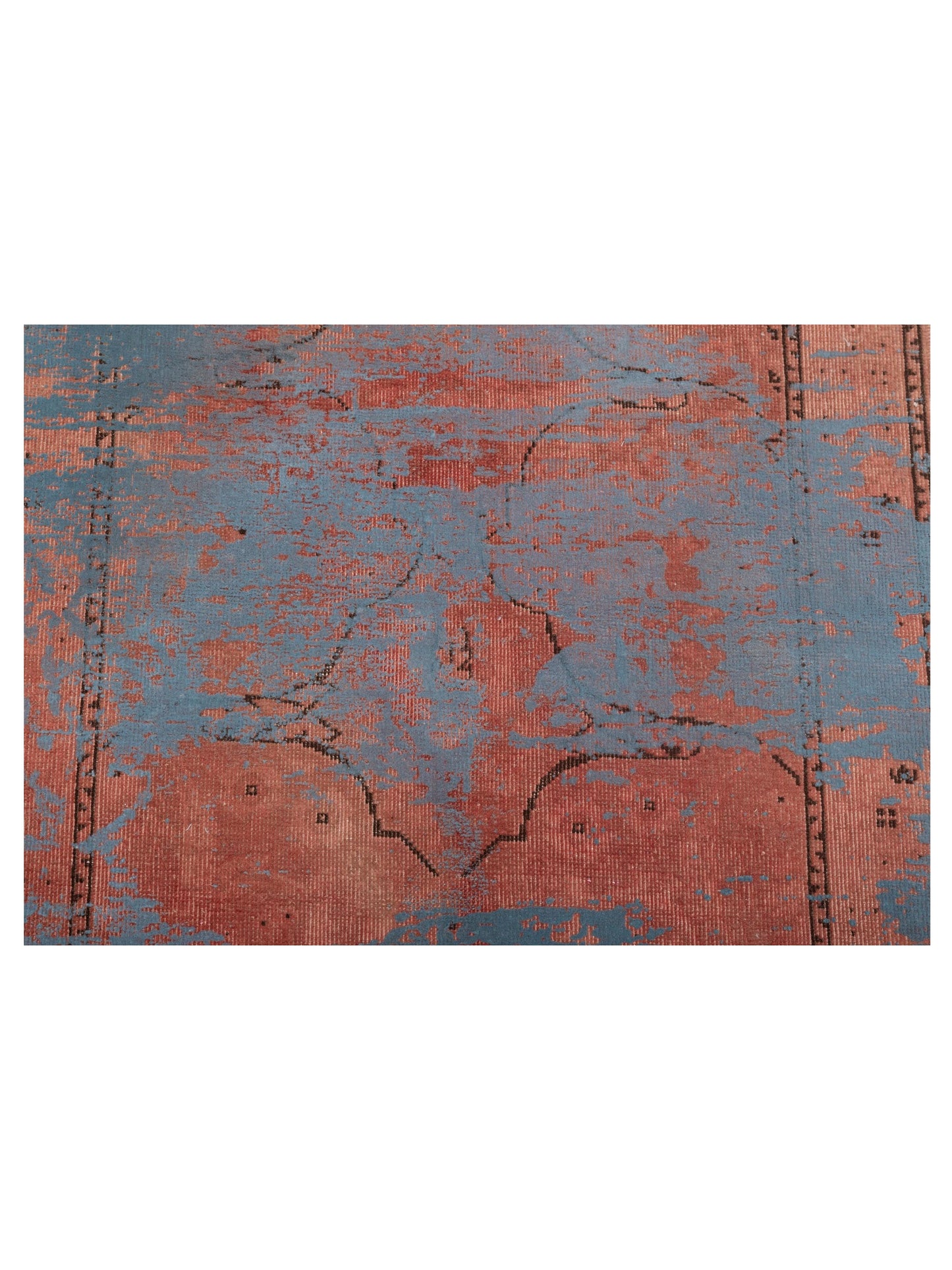 Vintage Pink 2.10x96 Hand Knotted Rug