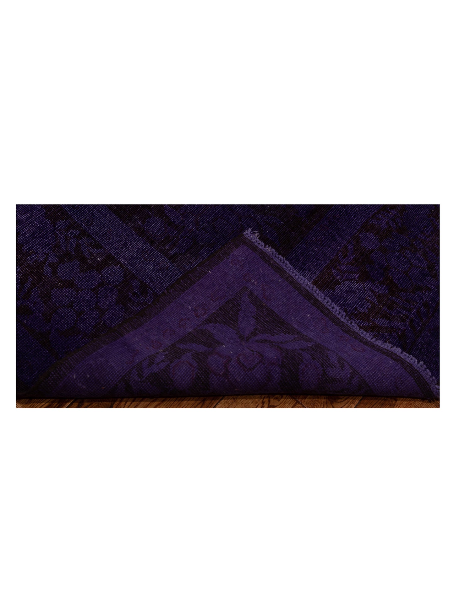 Vintage Purple 4.11x7.10 Hand Knotted Rug