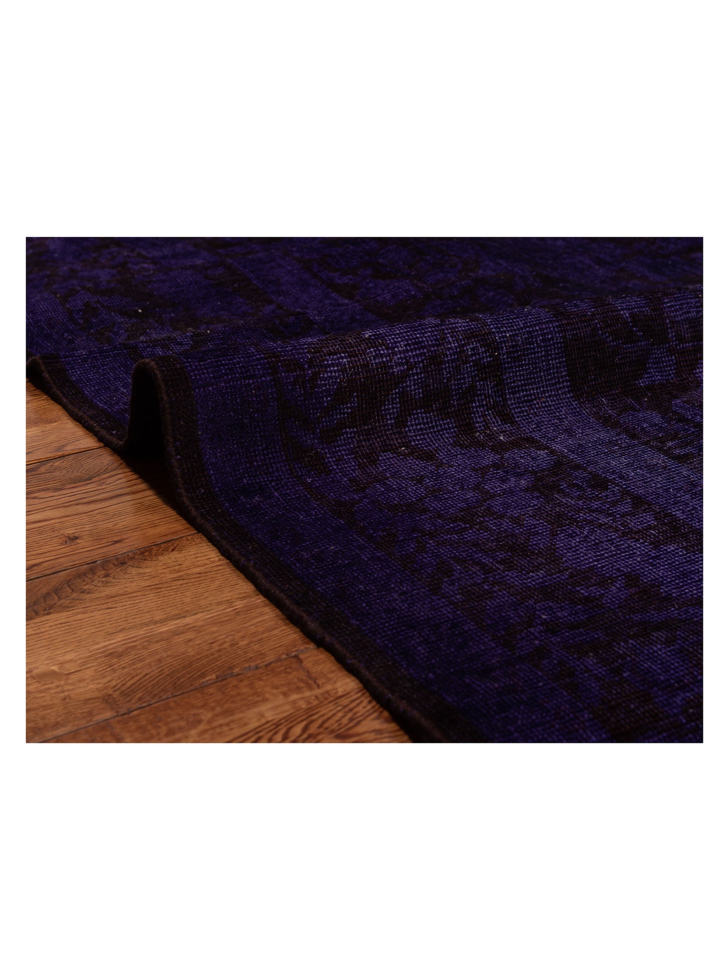 Vintage Purple 4.11x7.10 Hand Knotted Rug