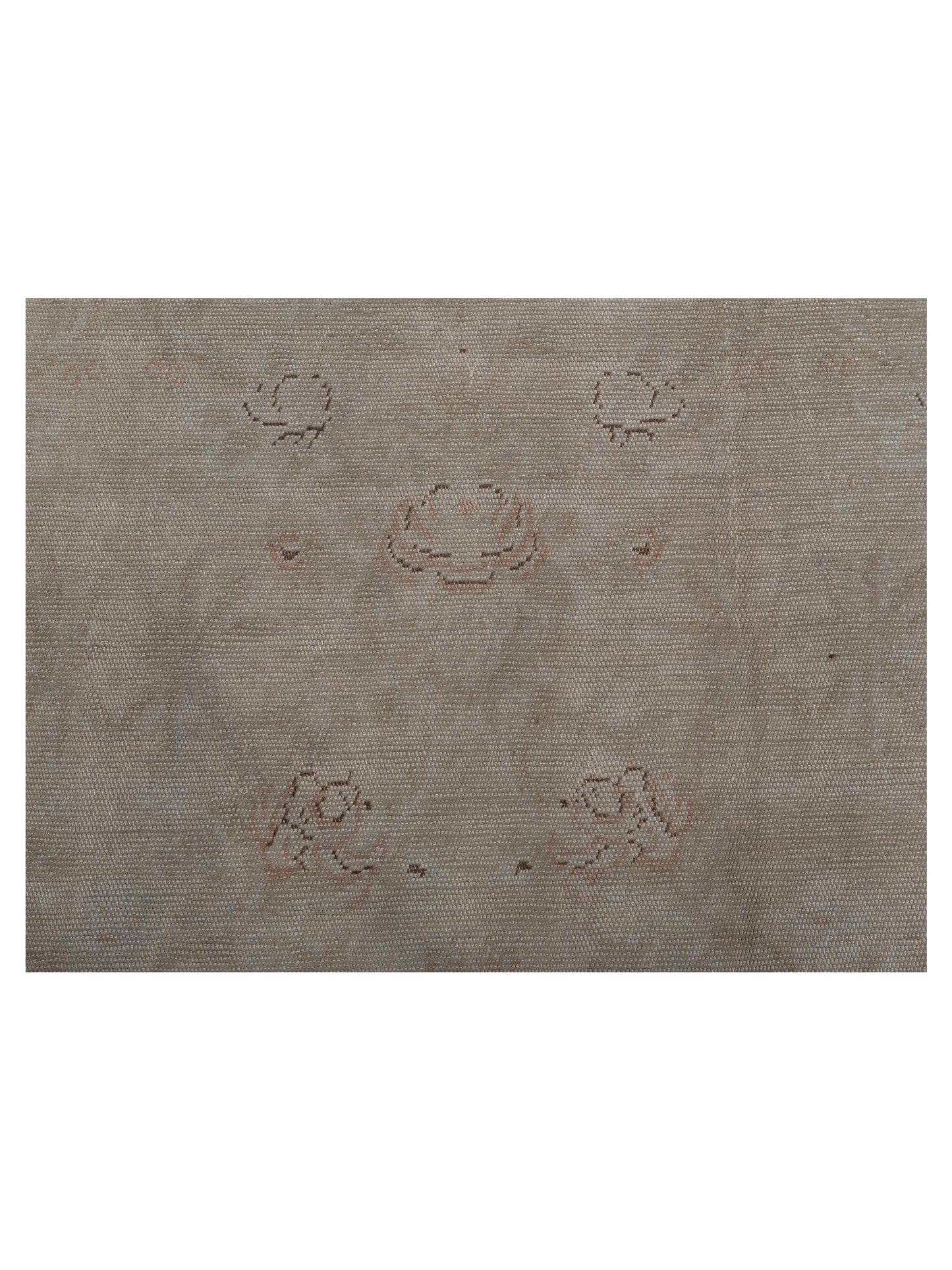 Vintage Silver 8.5x11.5 Hand Knotted Rug