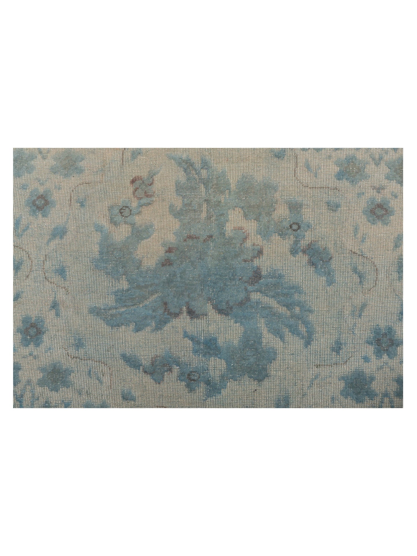 Vintage Blue 10x14 Hand Knotted Rug