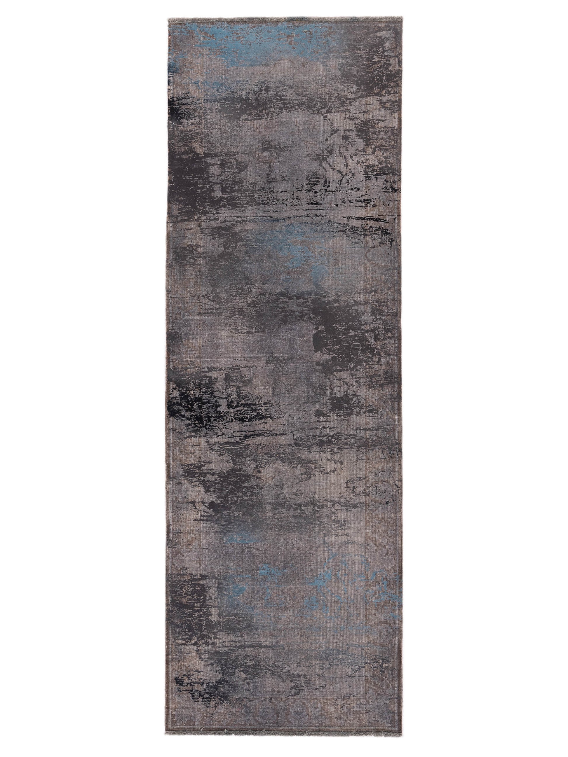 Pasha Vintage  Gray Blue Contemporary 