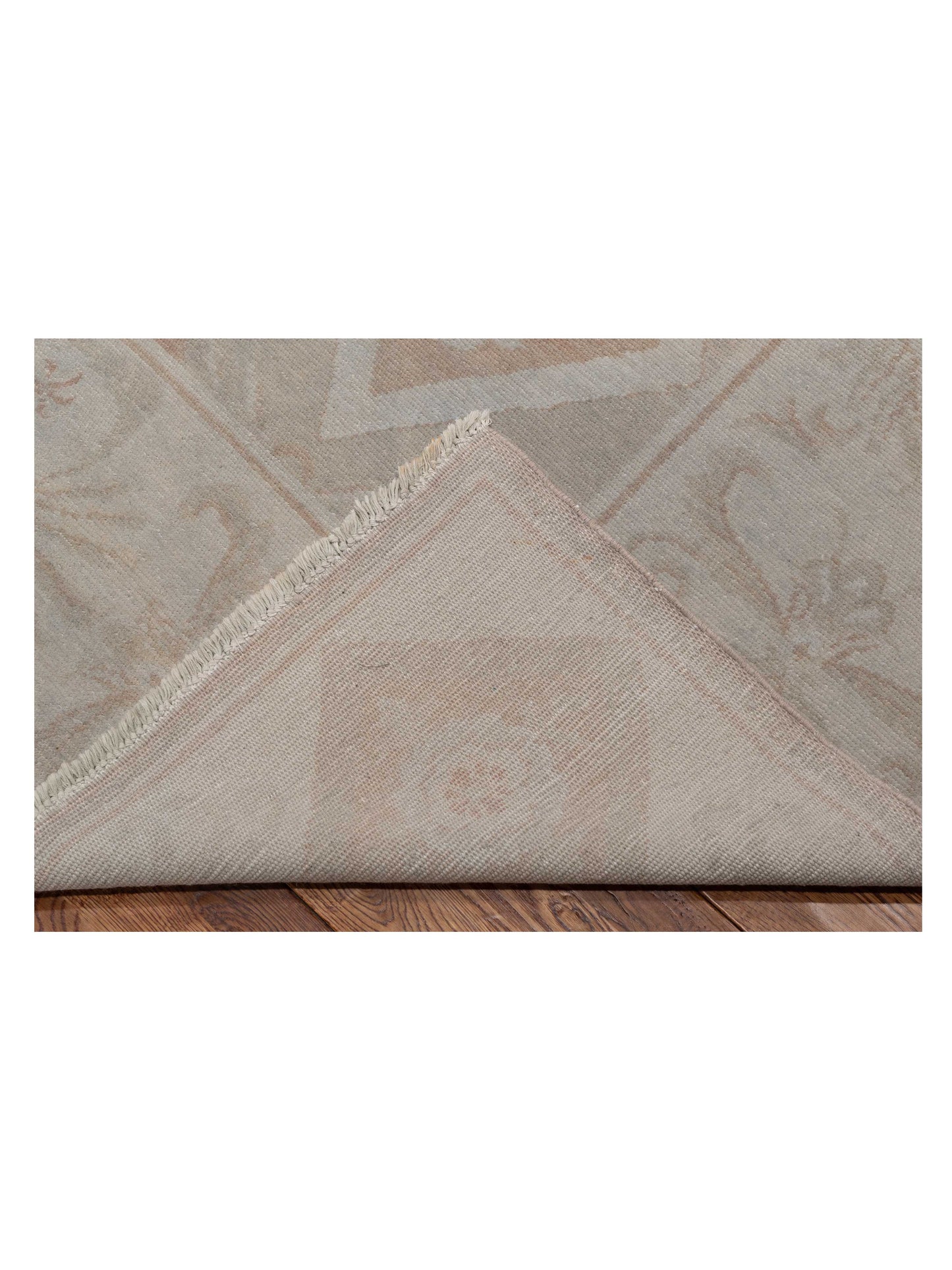 Vintage Silver 9.5x12.4 Hand Knotted Rug