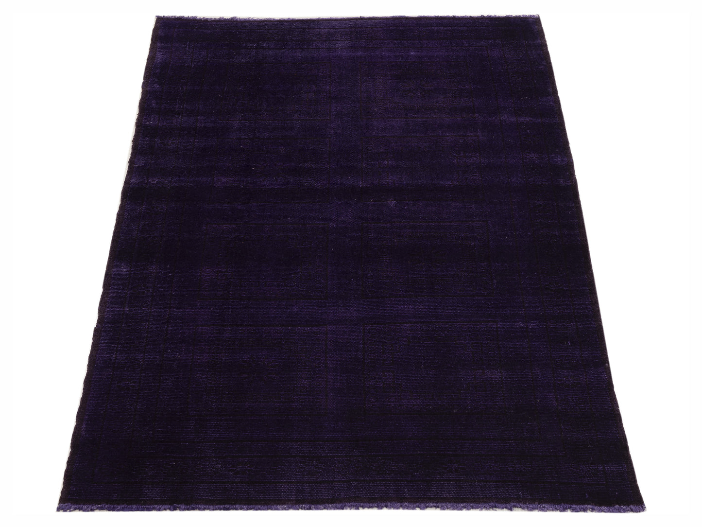 Vintage Purple 4.3x7.2 Hand Knotted Rug