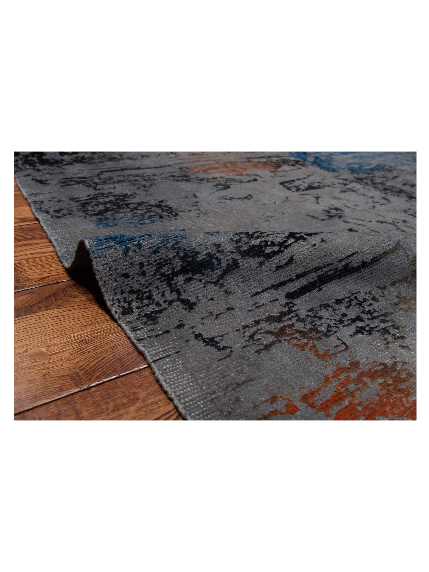 Vintage Multi 9.11x13.8 Hand Knotted Rug