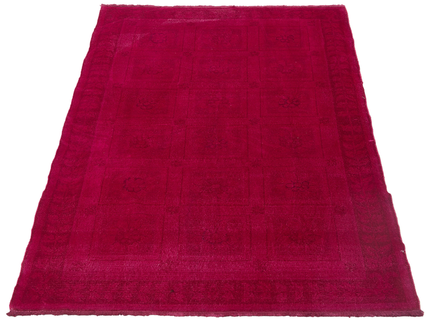 Vintage Pink 5.7x8.4 Hand Knotted Rug
