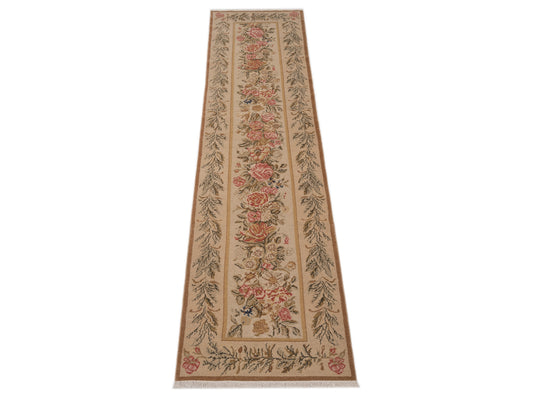 Petalyn Beige 2.6x9.11 Hand Knotted Rug