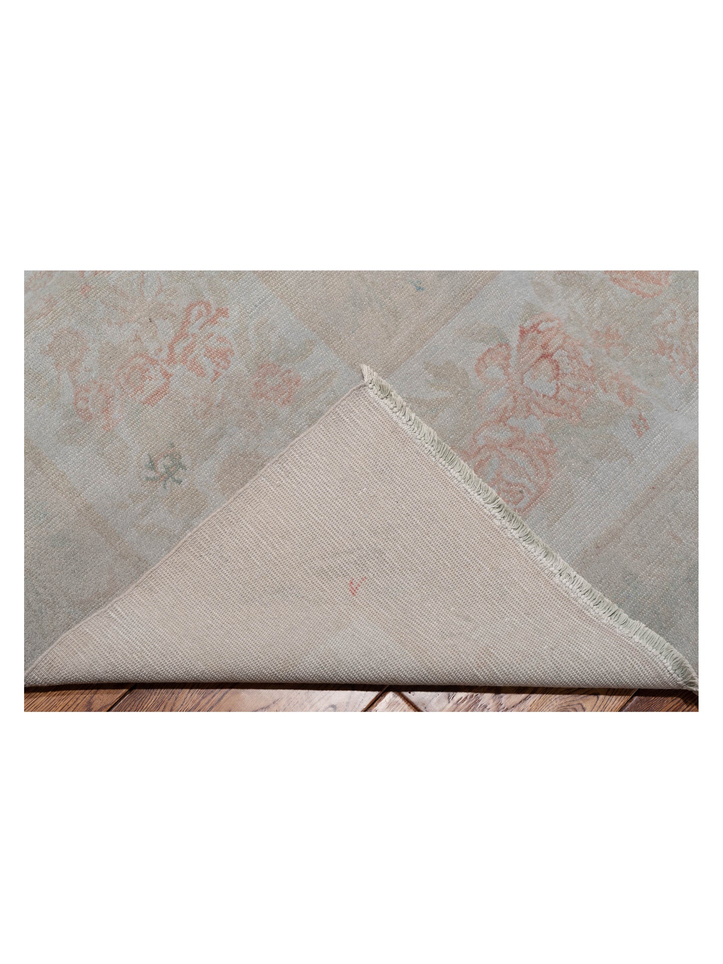 Vintage Silver 12x16.7 Hand Knotted Rug