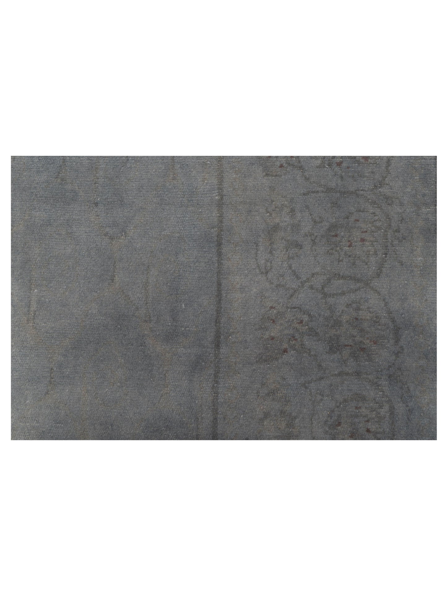 Vintage Gray 8.1x10.1 Hand Knotted Rug