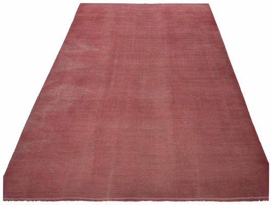 Vintage Pink 9x12.1 Hand Knotted Rug