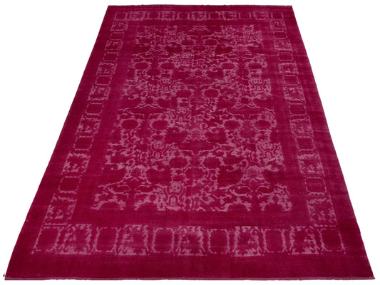 Vintage Pink 10.2x14.6 Hand Knotted Rug