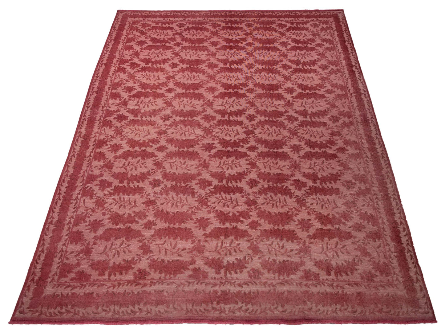 Vintage Pink 12.1x15.5 Hand Knotted Rug