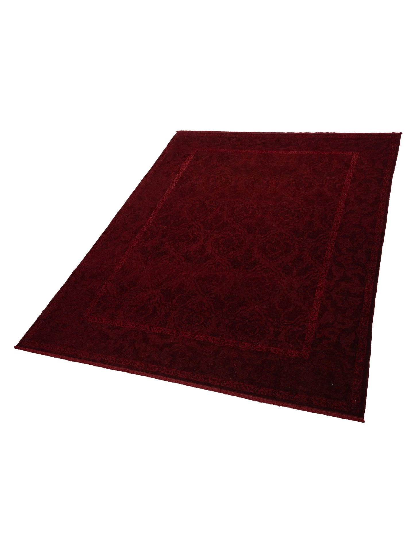Rechromia Red Red 9.4x11.10 Hand Knotted Rug