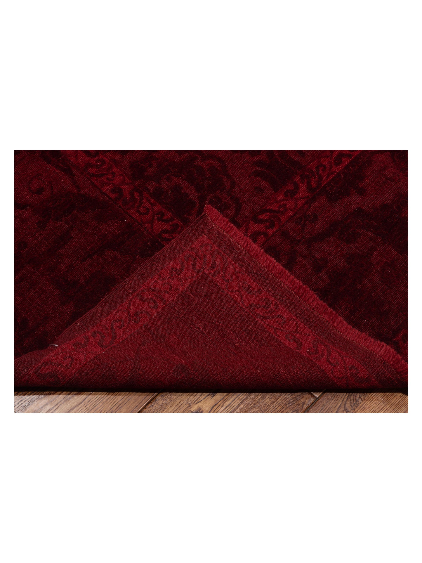 Rechromia Red Red 9.4x11.10 Hand Knotted Rug